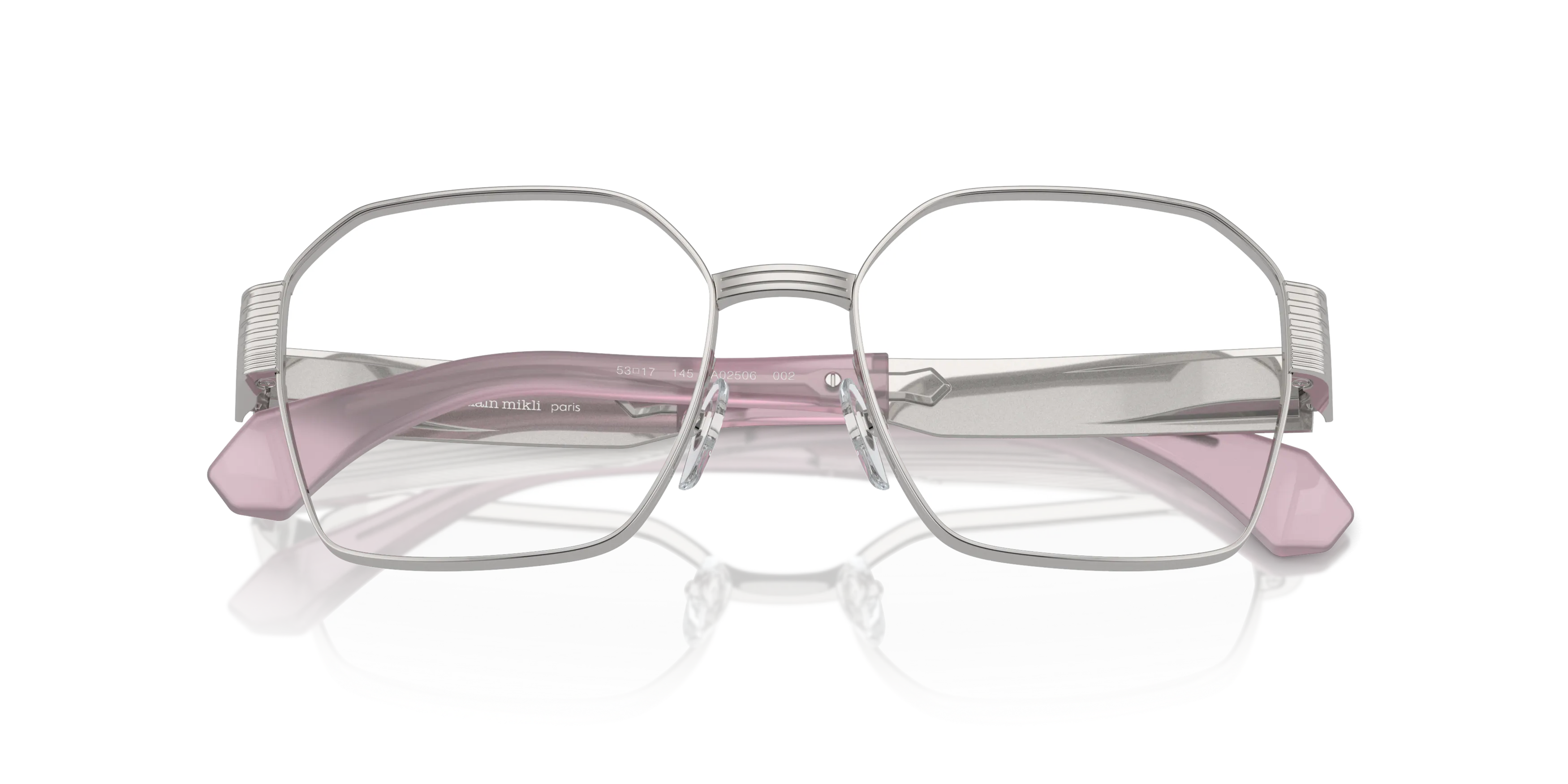 Alain Mikli A02506 irregular Glasses with Gold frame | David Clulow