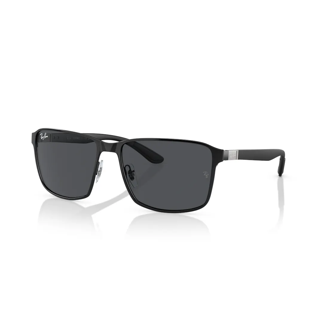 Ray-Ban 0RB3721 Solbriller - Firkantede Sort Ray-Ban 0RB3721 Solbriller - Firkantede Sort