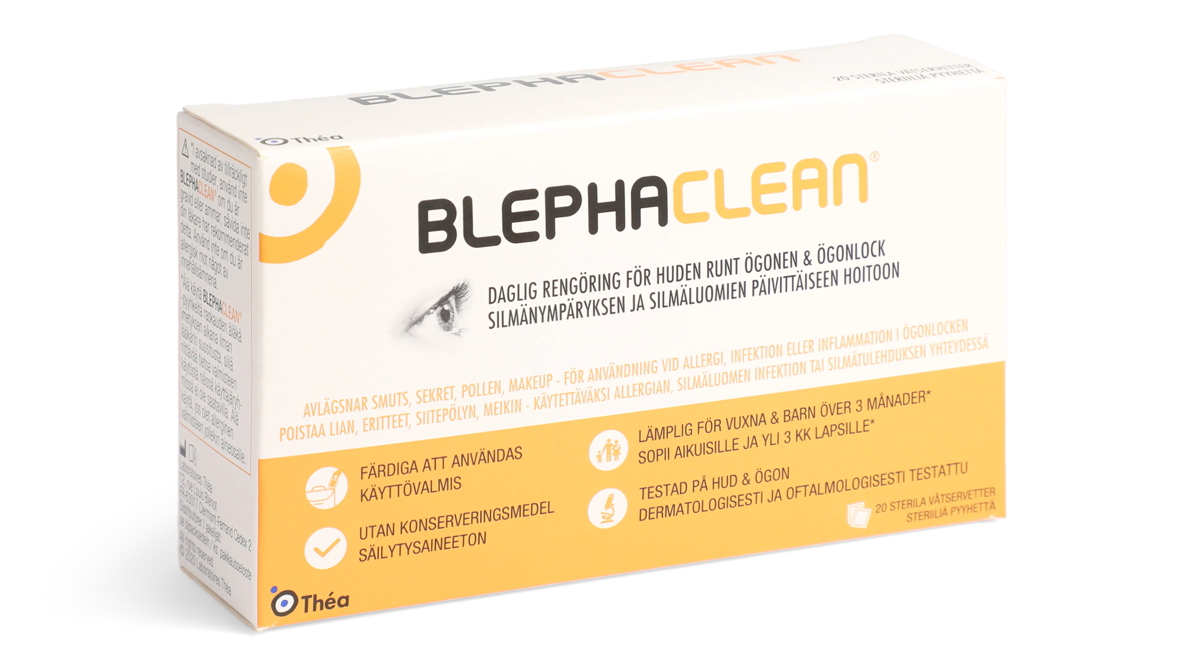 Angle_Right01, Blephaclean För Torra Ögon 20st