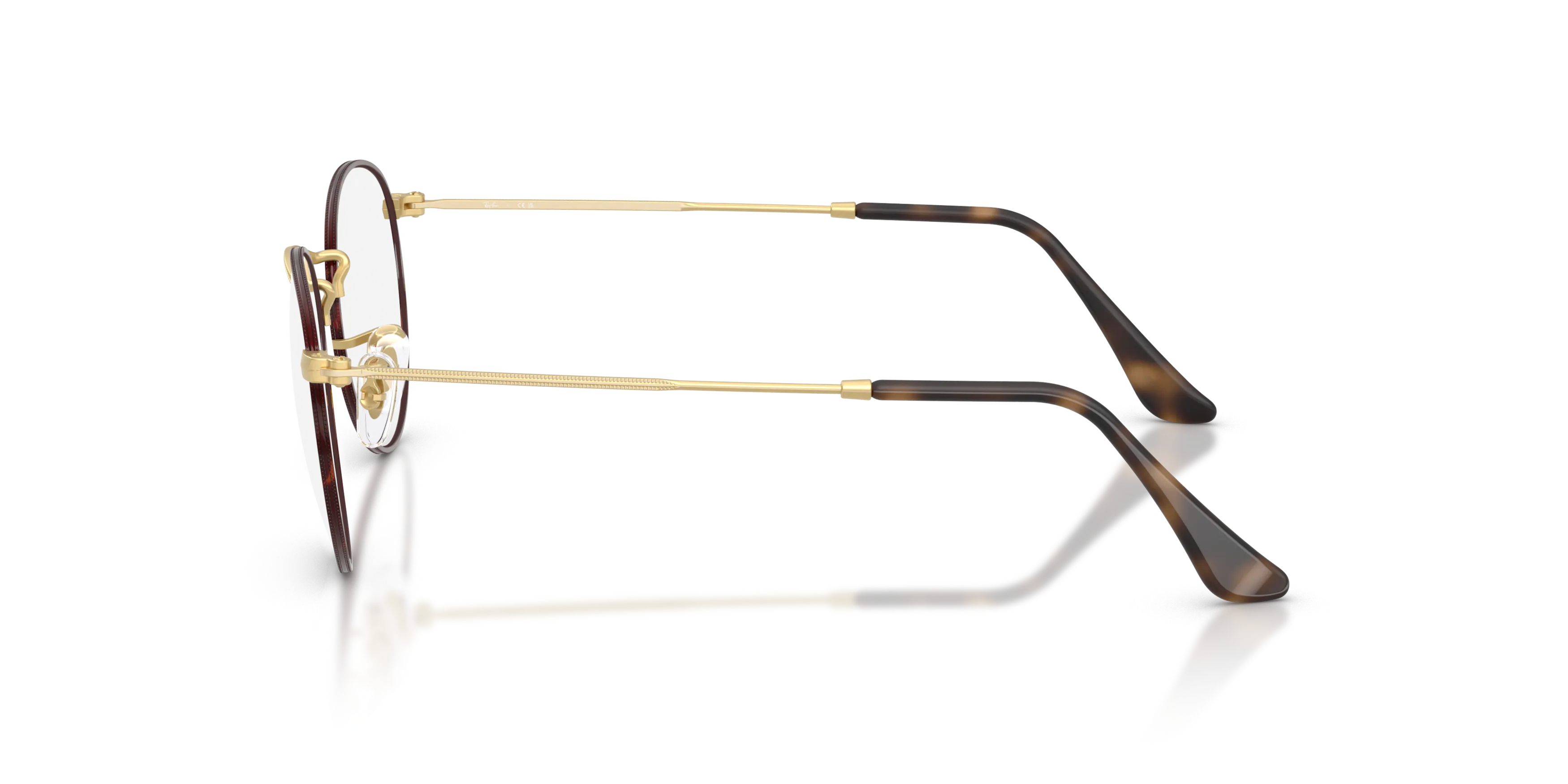 Angle_Left02, Ray-Ban Round Metal 0RX3447V 3188 Briller