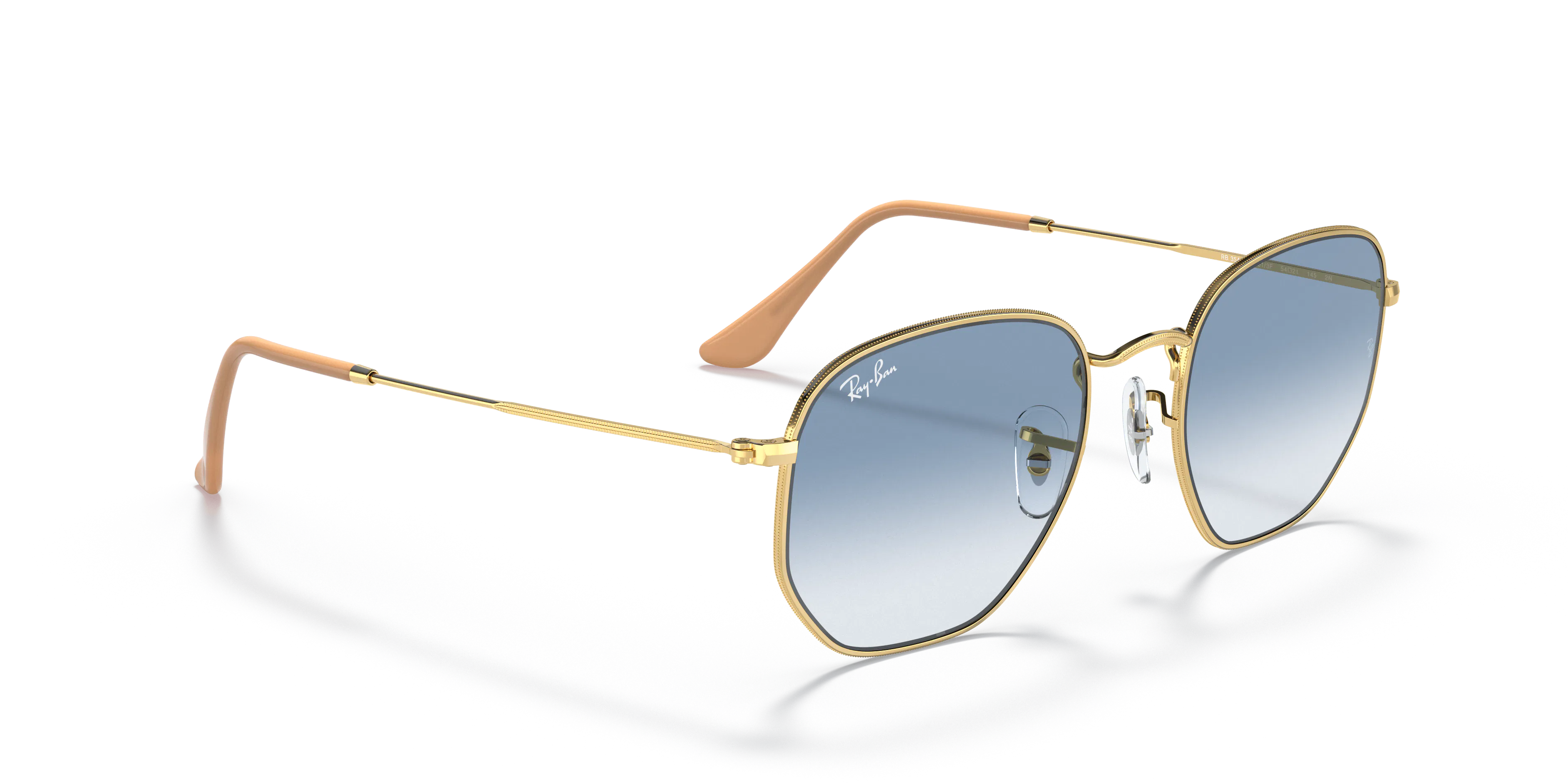 Angle_Right01, Ray-Ban Hexagonal RB3548 001/3F