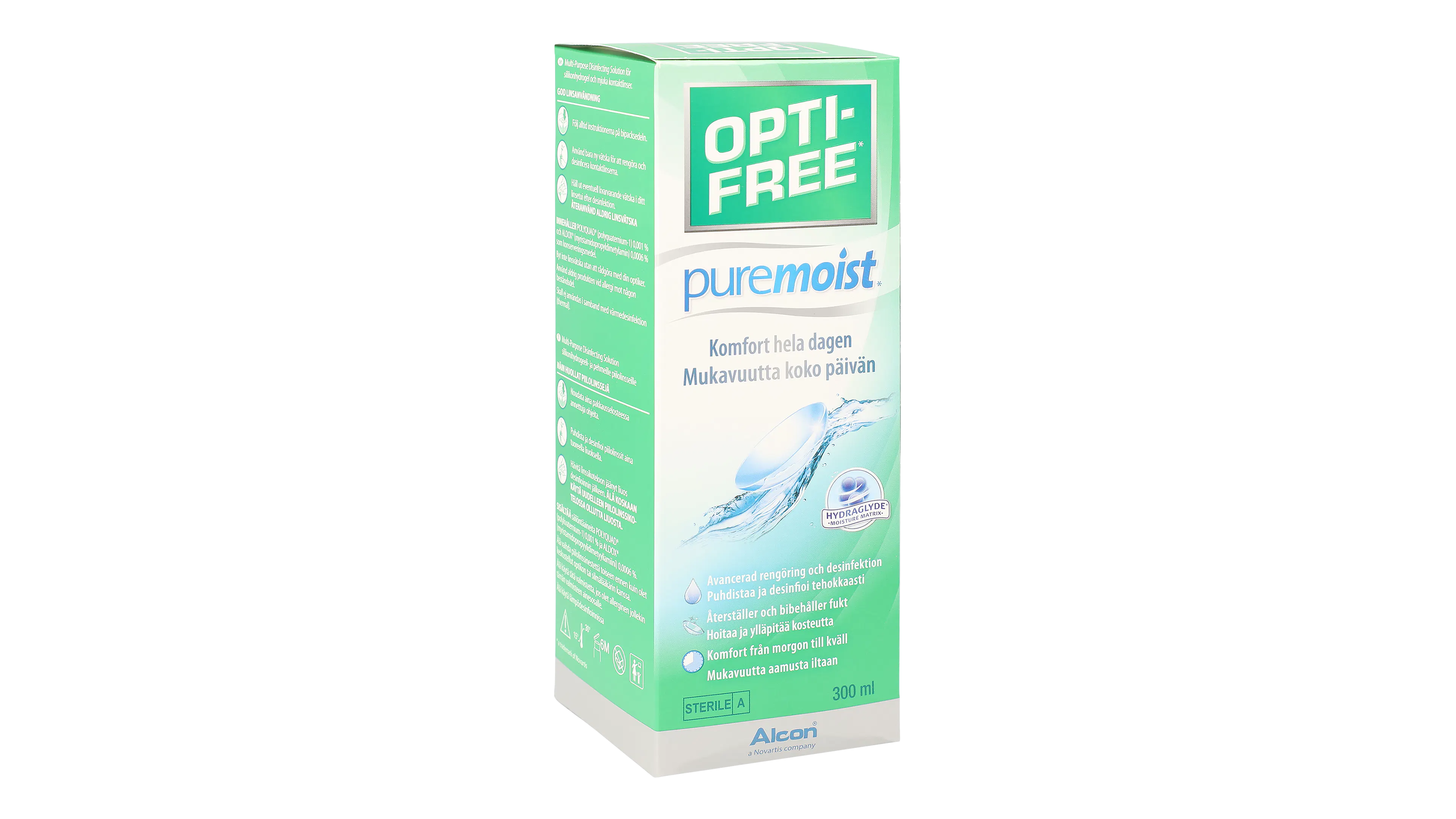 Angle_Right01, Optifree Puremoist Kontaktlinsevæske 300 ml