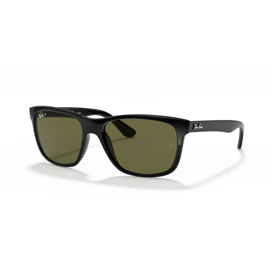 Ray-Ban 0RB4181 Solbriller - Firkantede Sort Polariserede Linser
