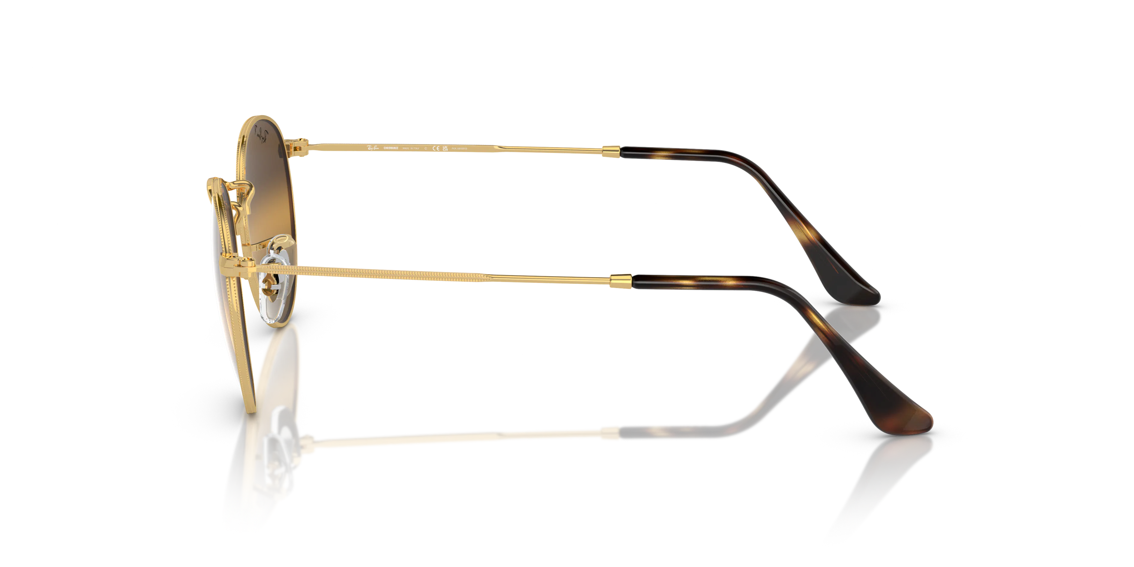 Angle_Left02, Ray-Ban ROUND METAL RB3447 001/G5