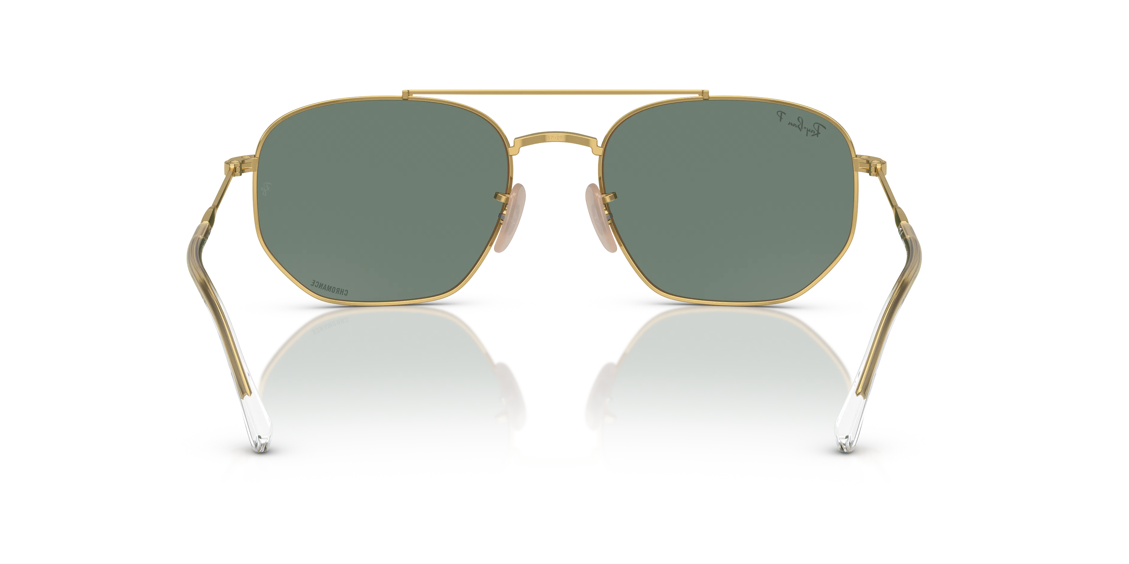 Ray-Ban RB3707 irregular Sunglasses with Grey frame and Grey