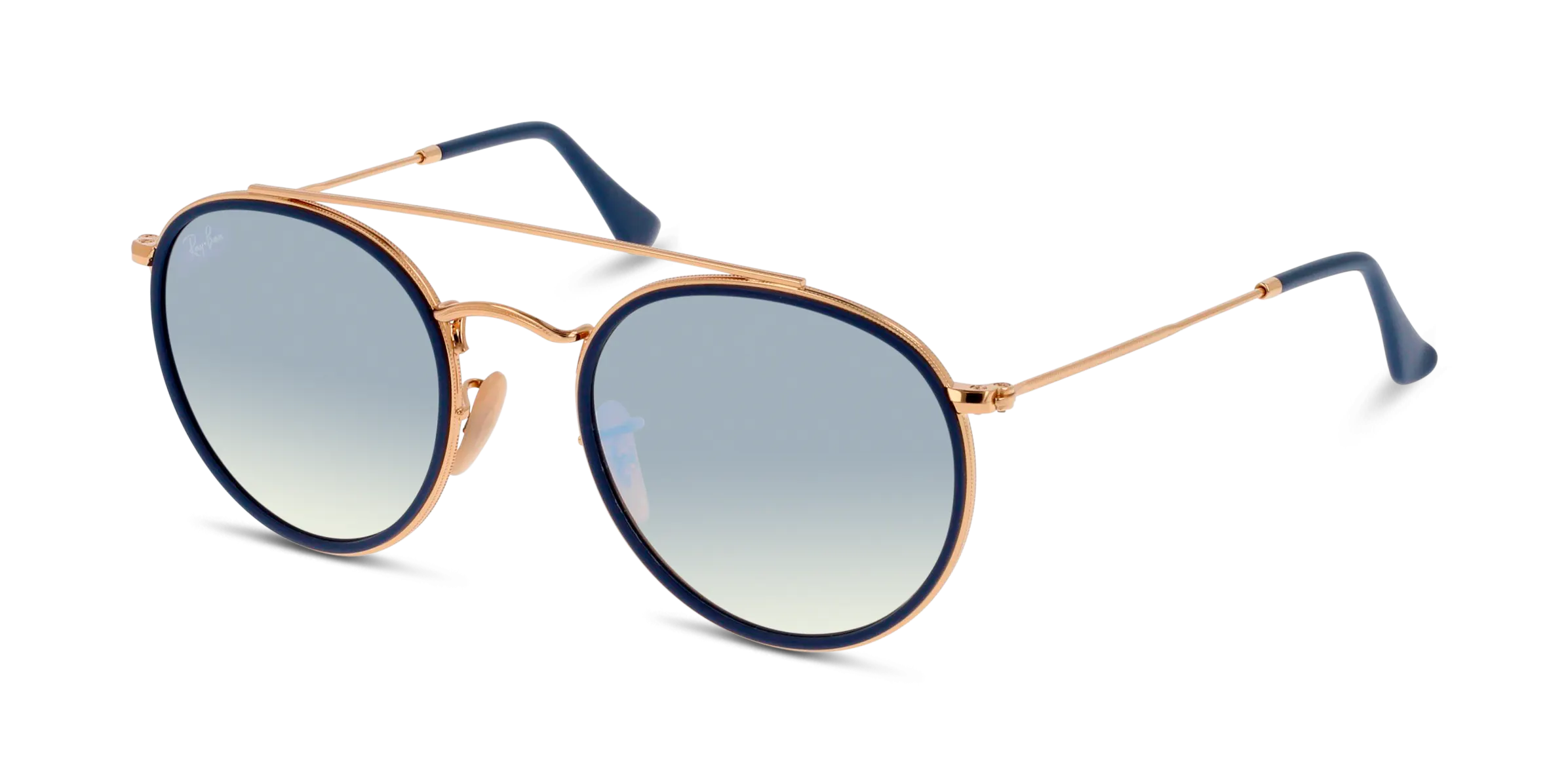 Angle_Left01, Ray-Ban Round Double Bridge RB3647N 001/9U