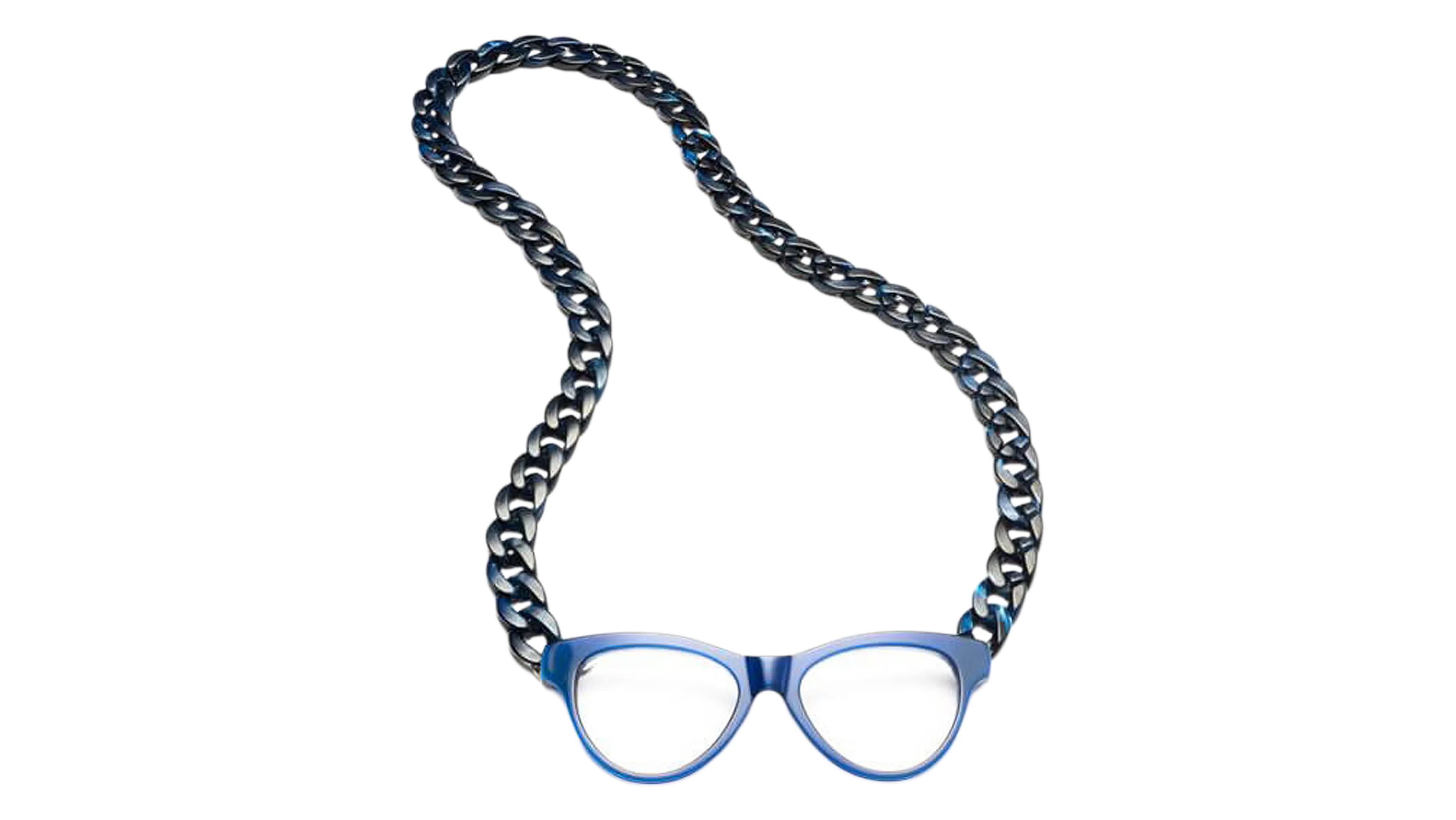 Front, CotiVision Joen - Blue (+1.00) Necklace Reading Glasses