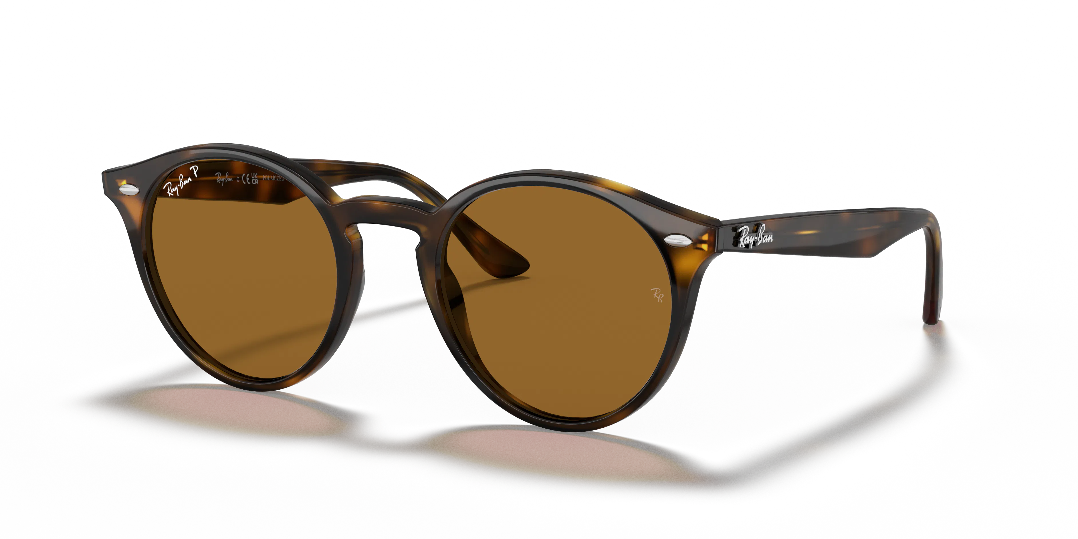 Ray-Ban 0RB2180 Solbriller - Runde Brun Polariserede Linser