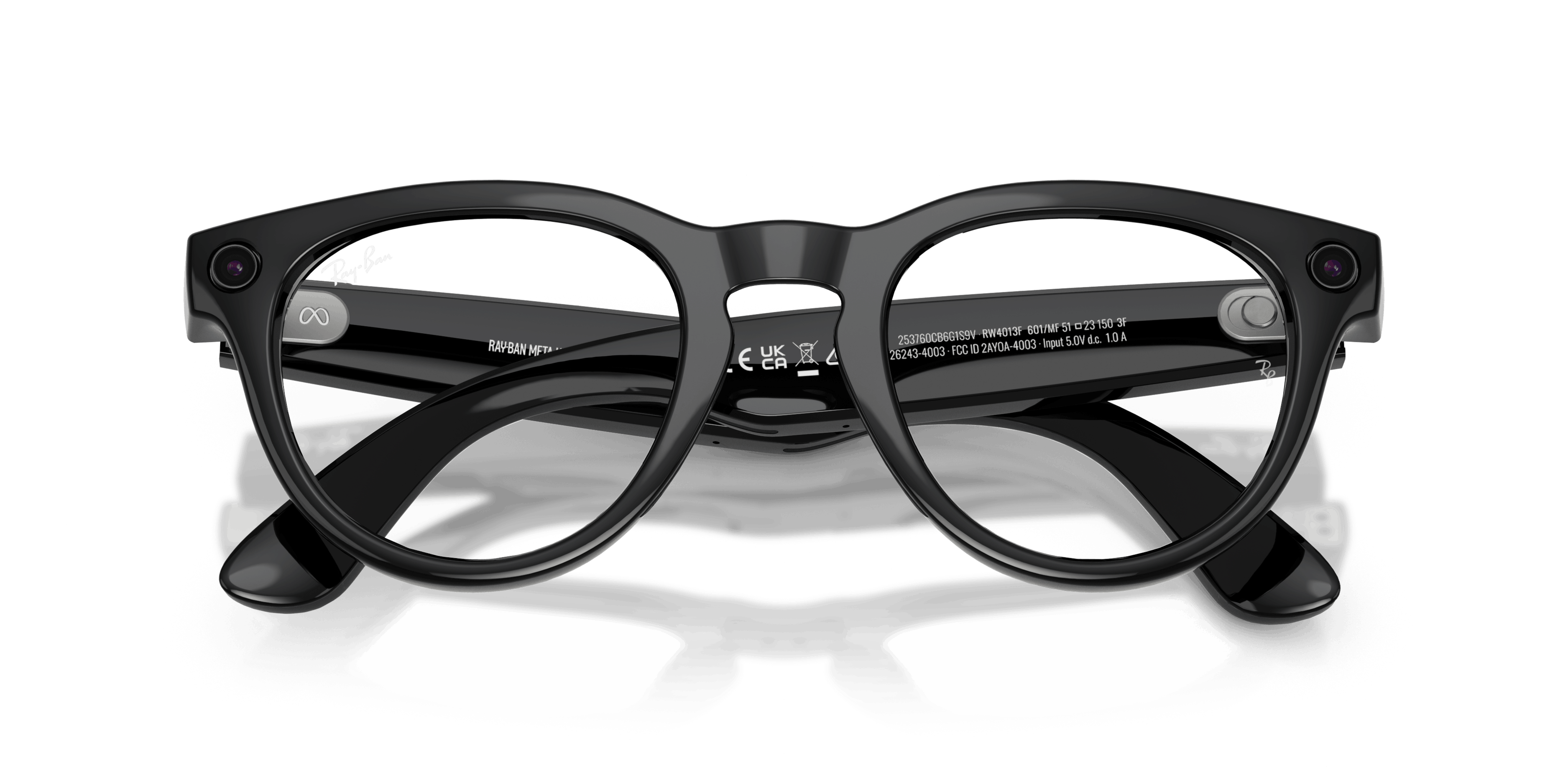 Folded, Ray-Ban Meta Headliner (Gen 2) RW 4013F with Transitions® lenses