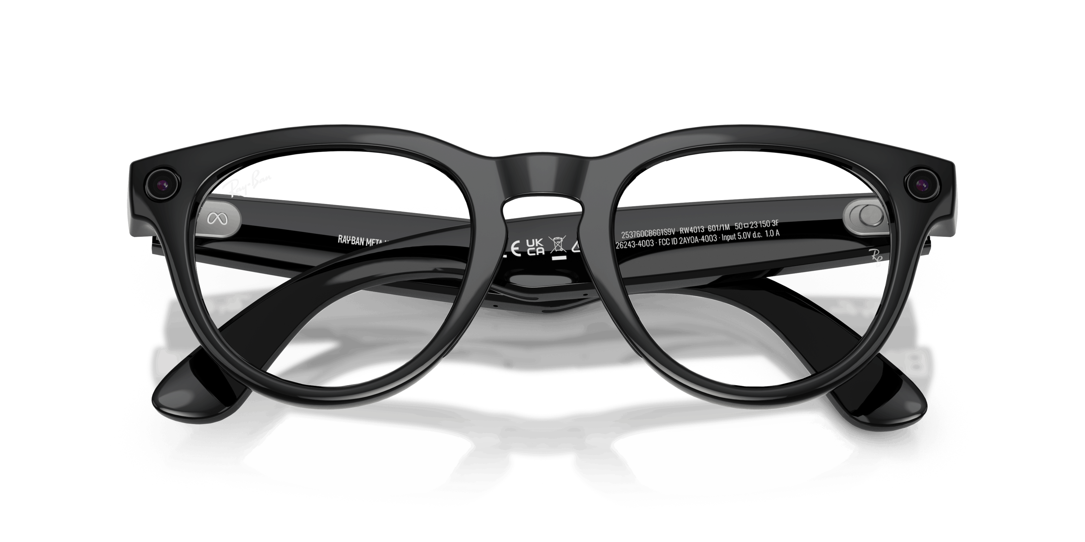 Folded, Ray-Ban Meta Headliner Transitions® RW4013 601/1M