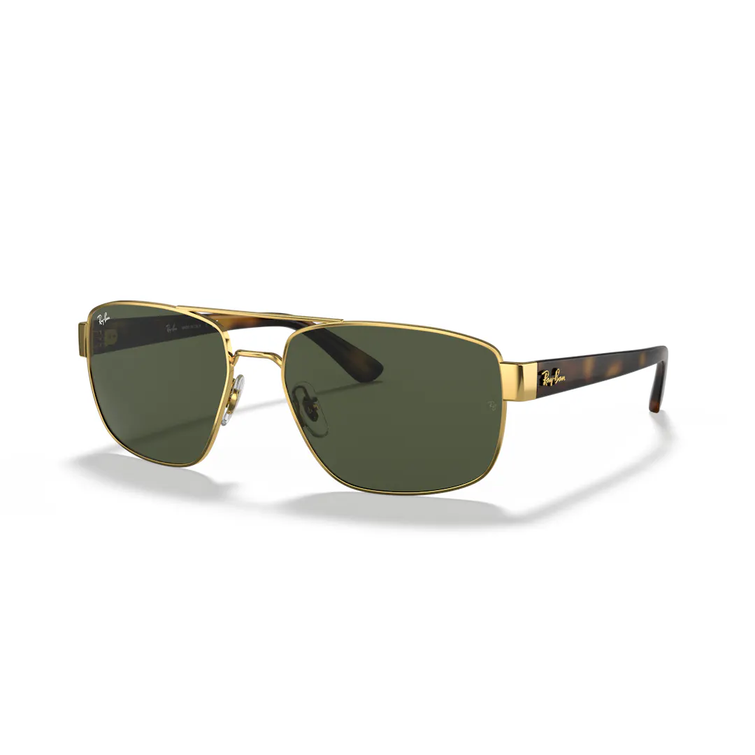 Ray-Ban 0RB3663 Solbriller - Firkantede Guld Ray-Ban 0RB3663 Solbriller - Firkantede Guld