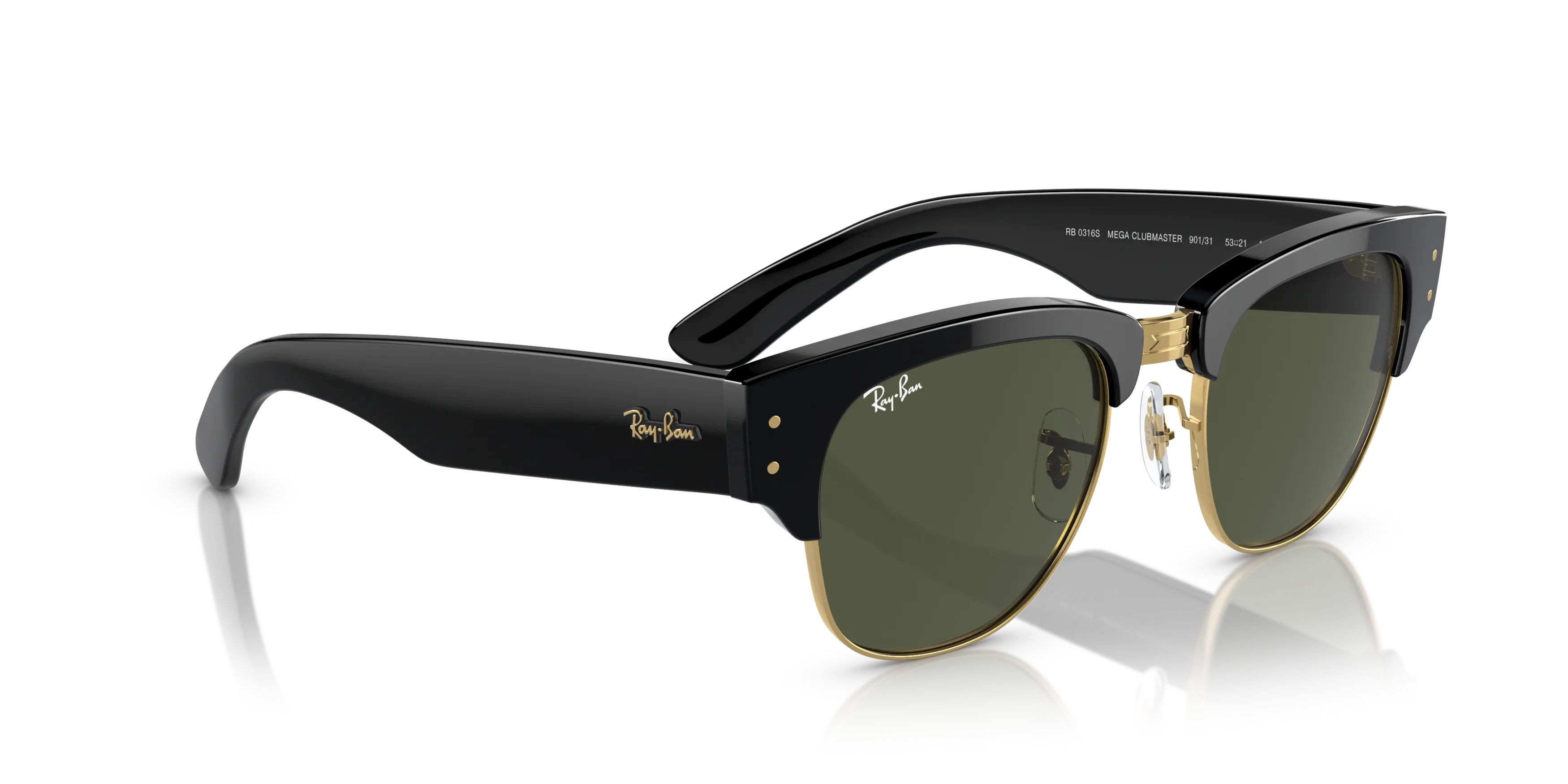 Angle_Right01, Ray-Ban Mega Clubmaster RB0316S 901/31