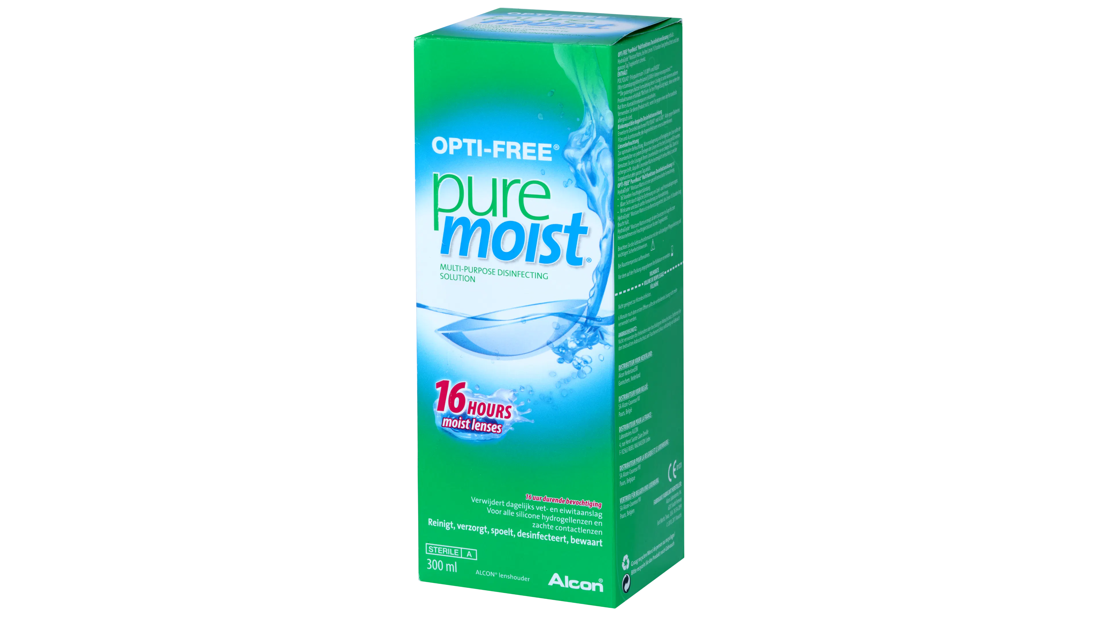 Front, Opti-Free Puremoist - 300ml Multifonction FLACON SIMPLE (250 À 360ML)