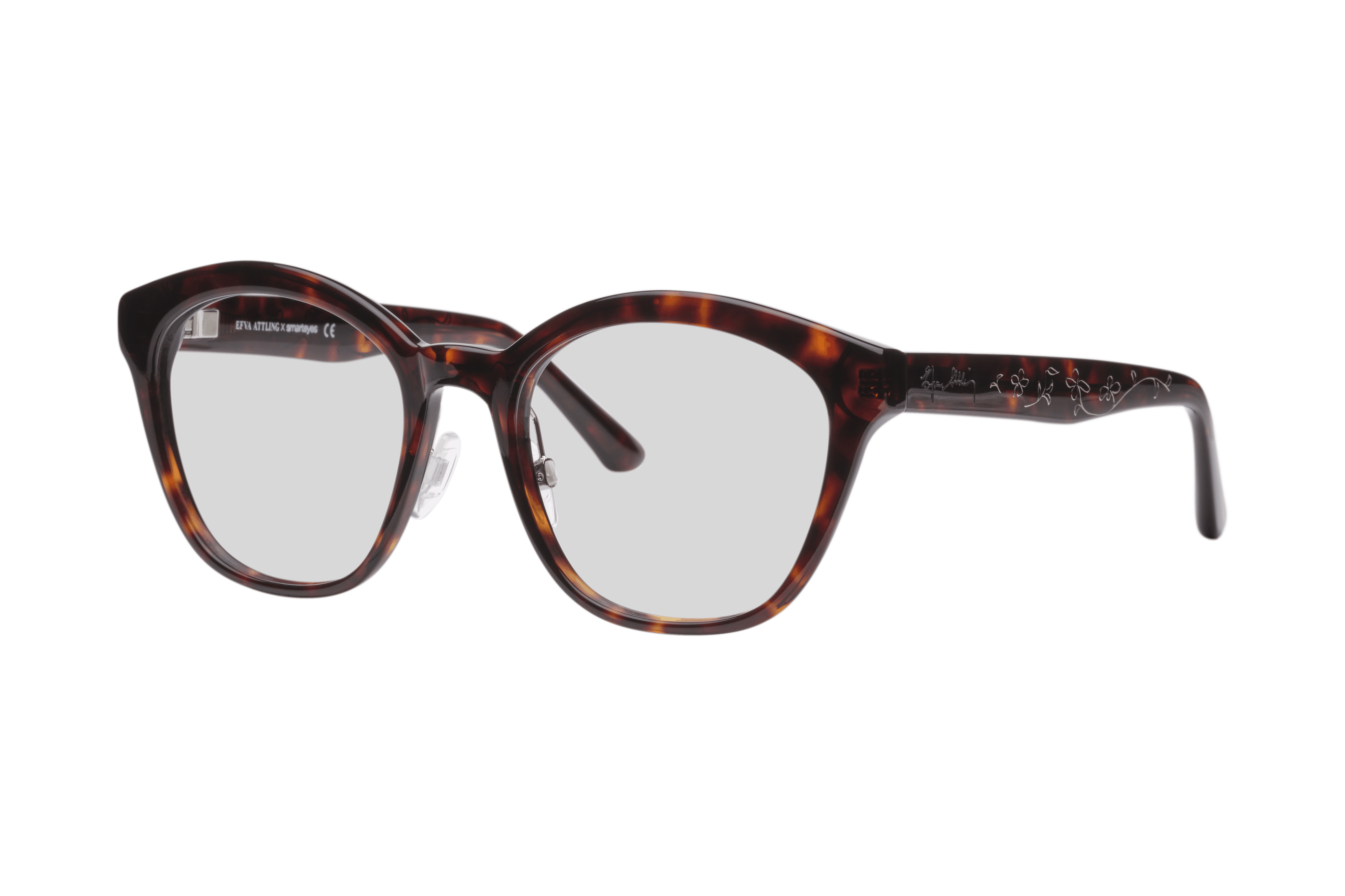Angle_Left01, Efva Attling Floral 8030 7217 Glasögonbåge