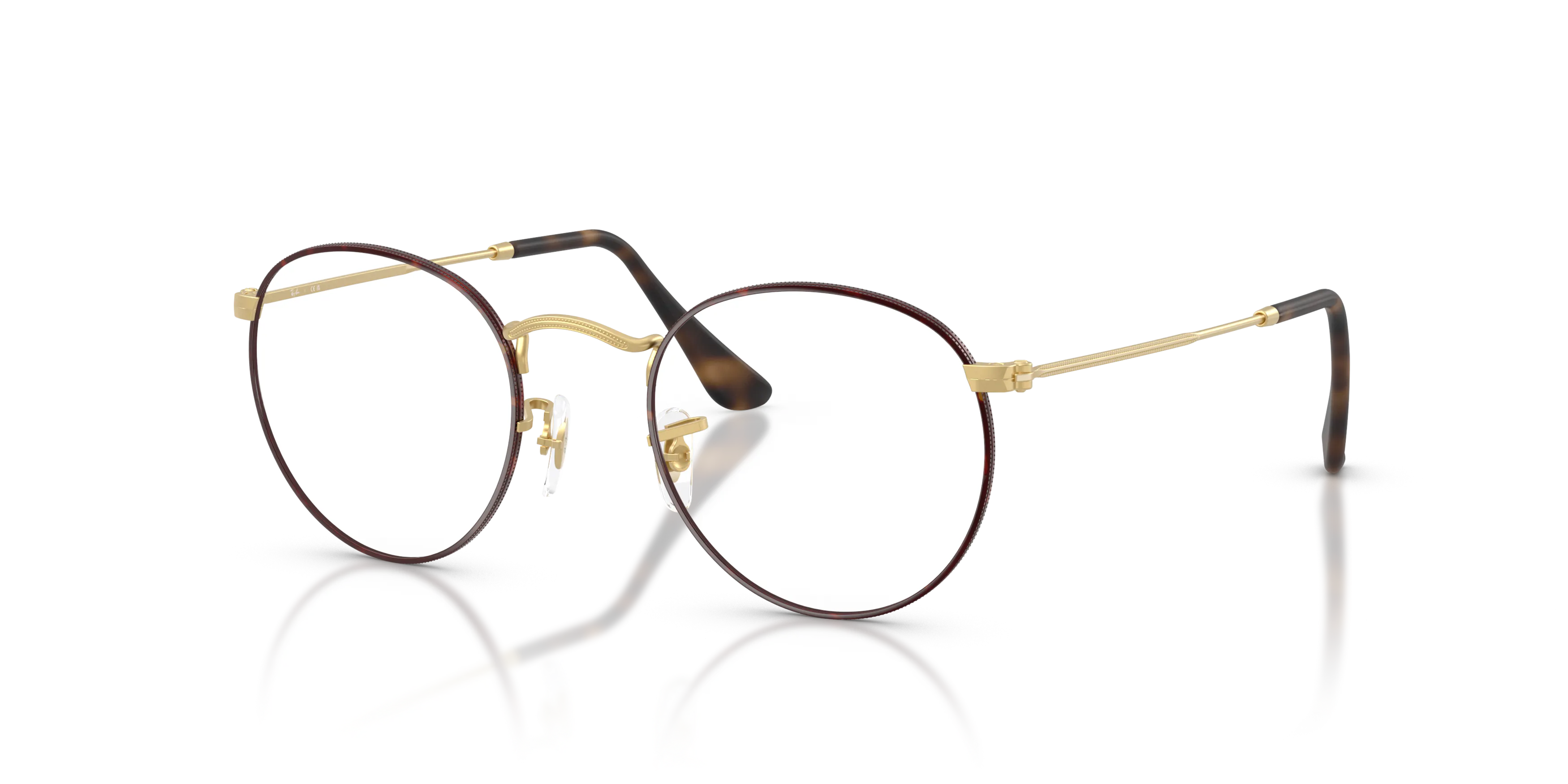 Angle_Left01, Ray-Ban Round Metal 0RX3447V 3188 Briller