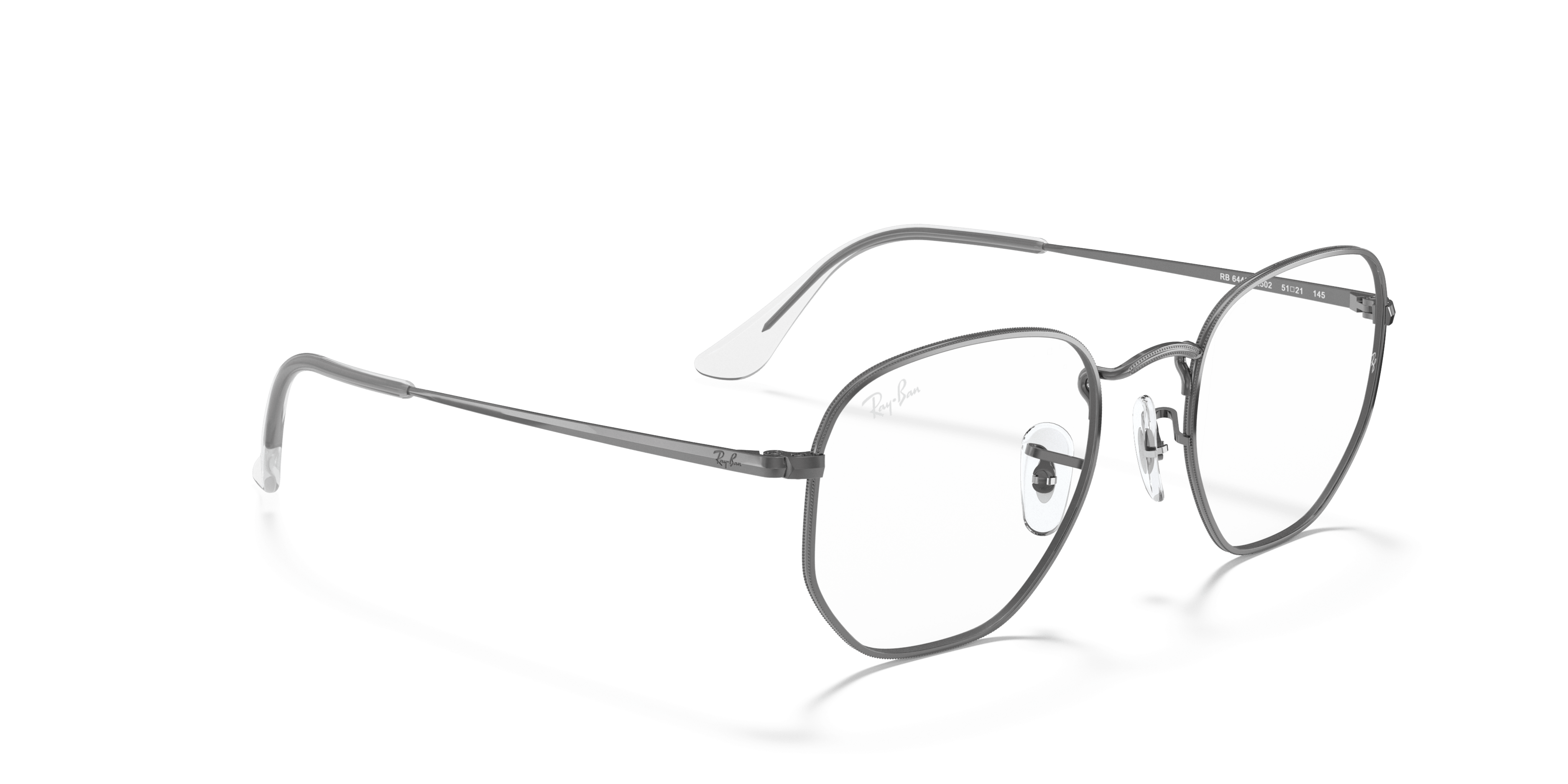 Angle_Right01, Ray-Ban Hexagonal RX 6448 Glasses