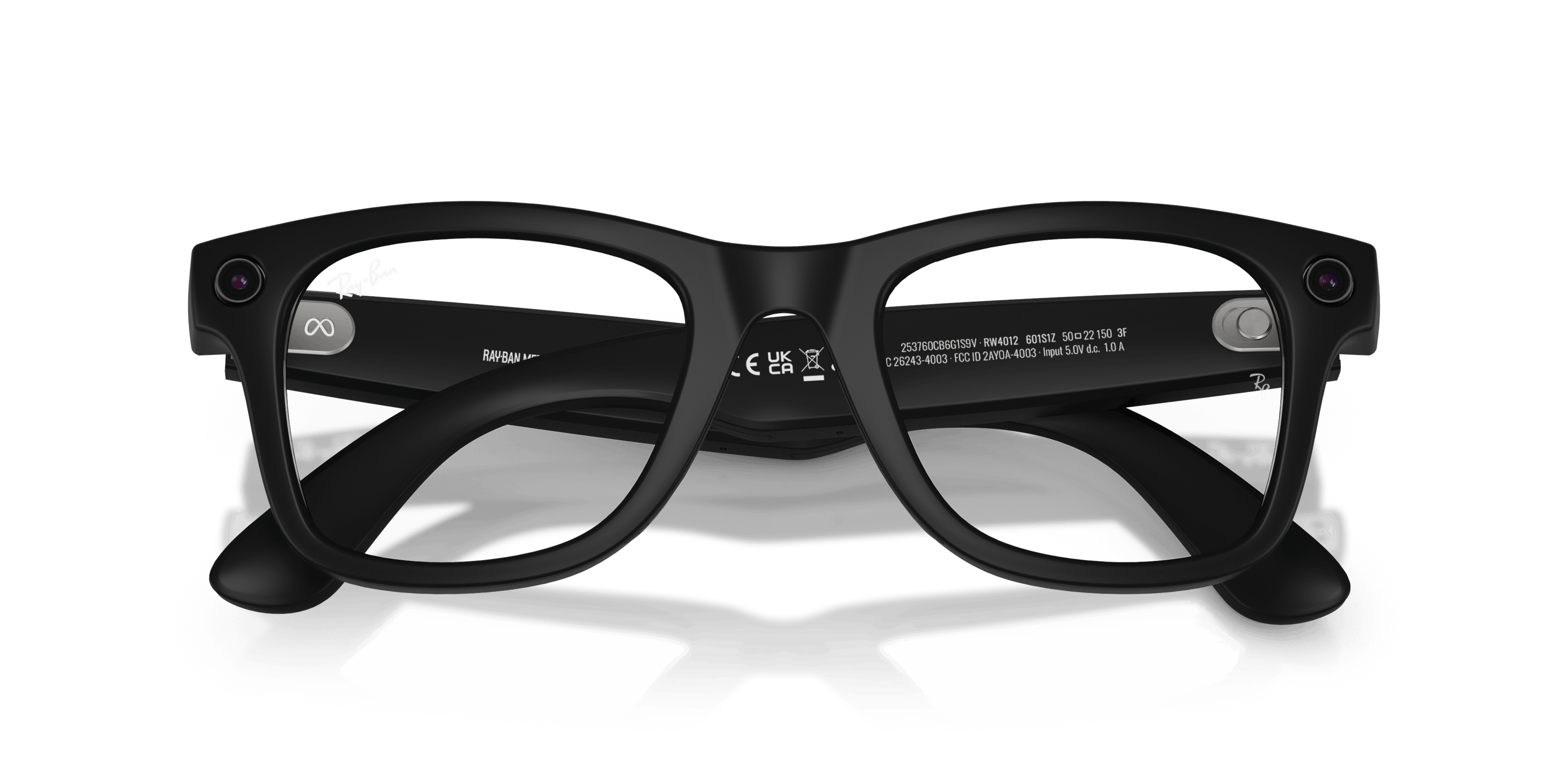 Folded, Ray-Ban Meta Wayfarer Transitions® RW4012 601S1Z