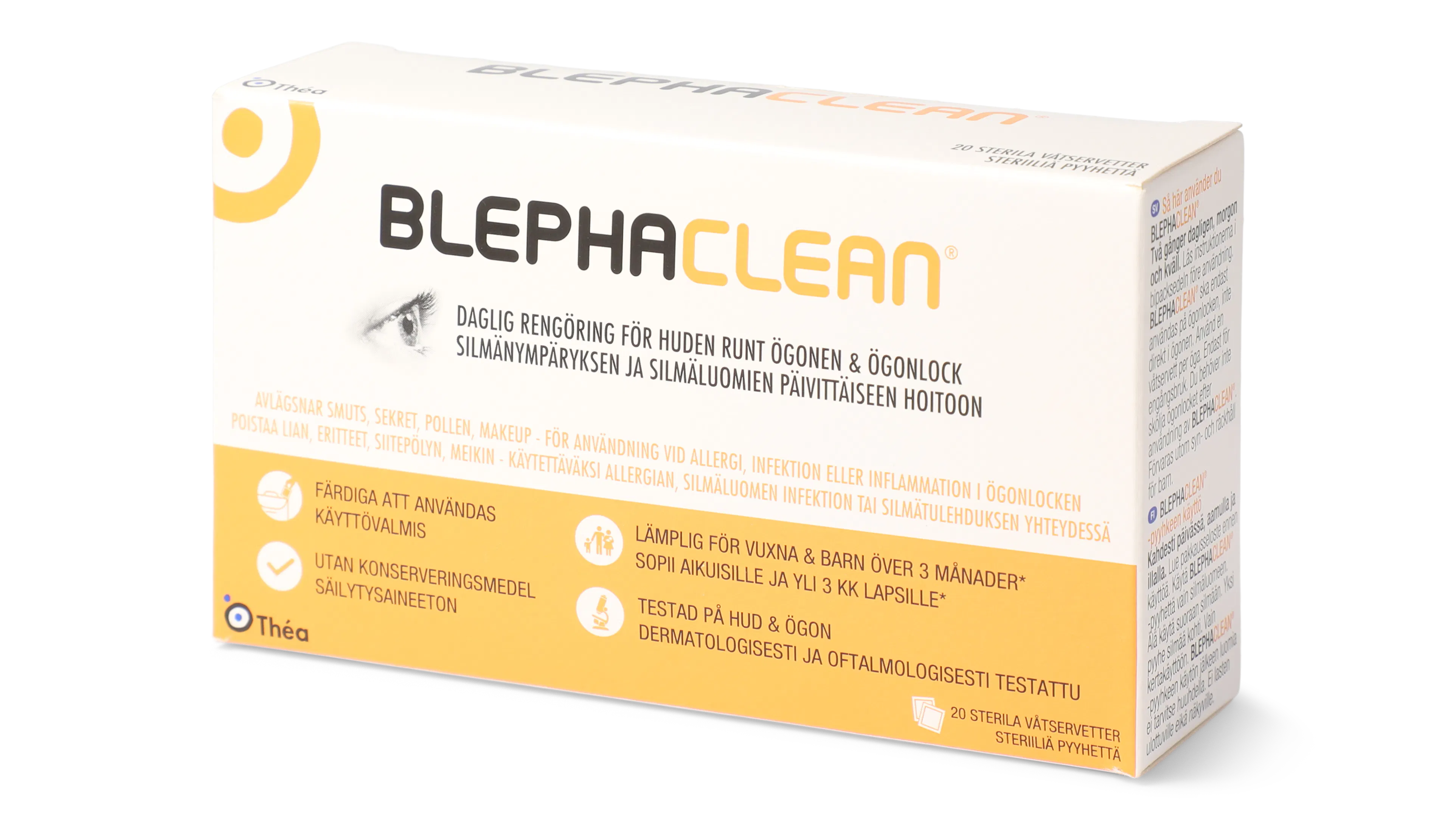 Angle_Left01, Blephaclean För Torra Ögon 20st