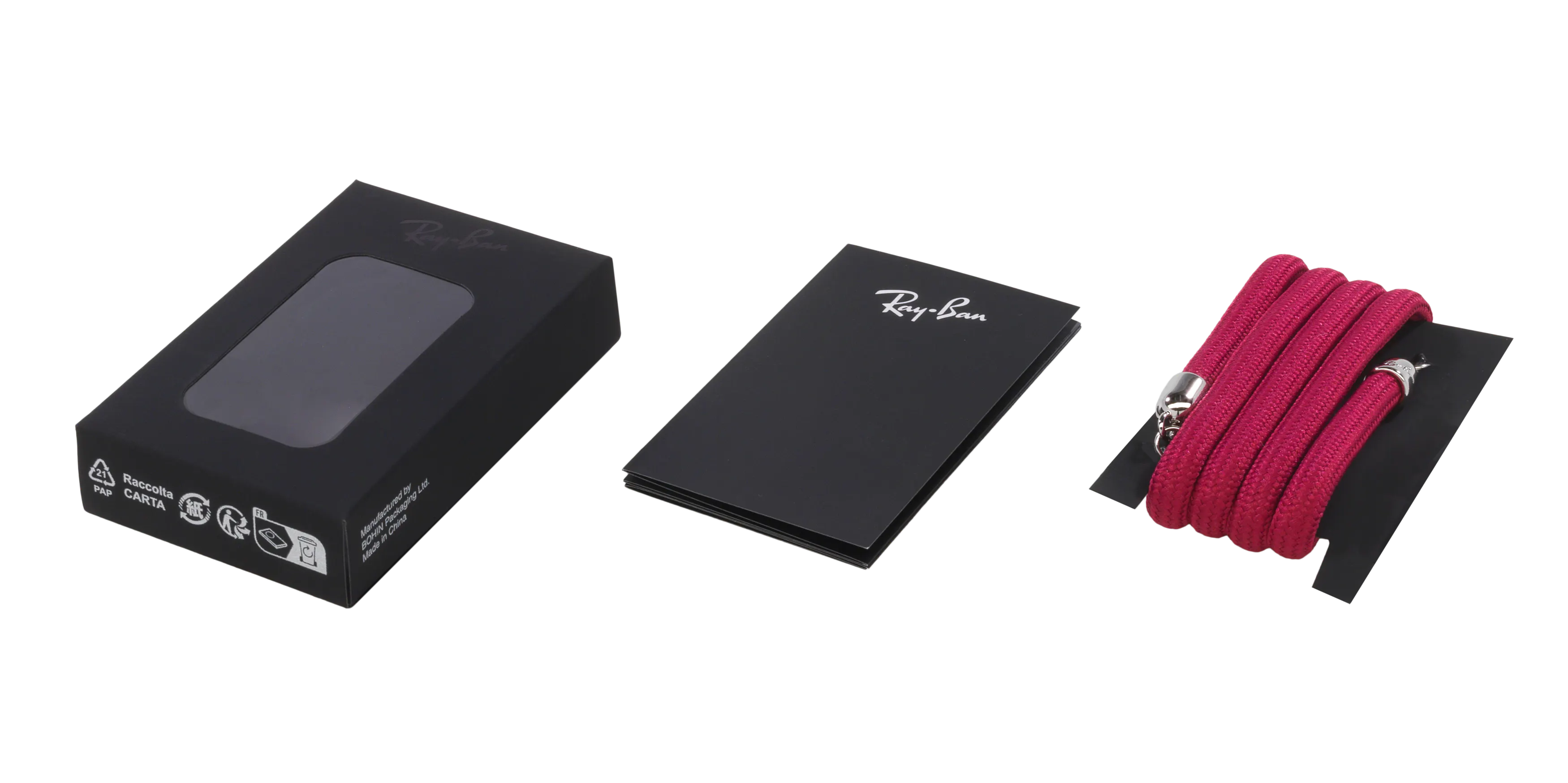 Front, Ray-Ban Vibes Glasses Cord