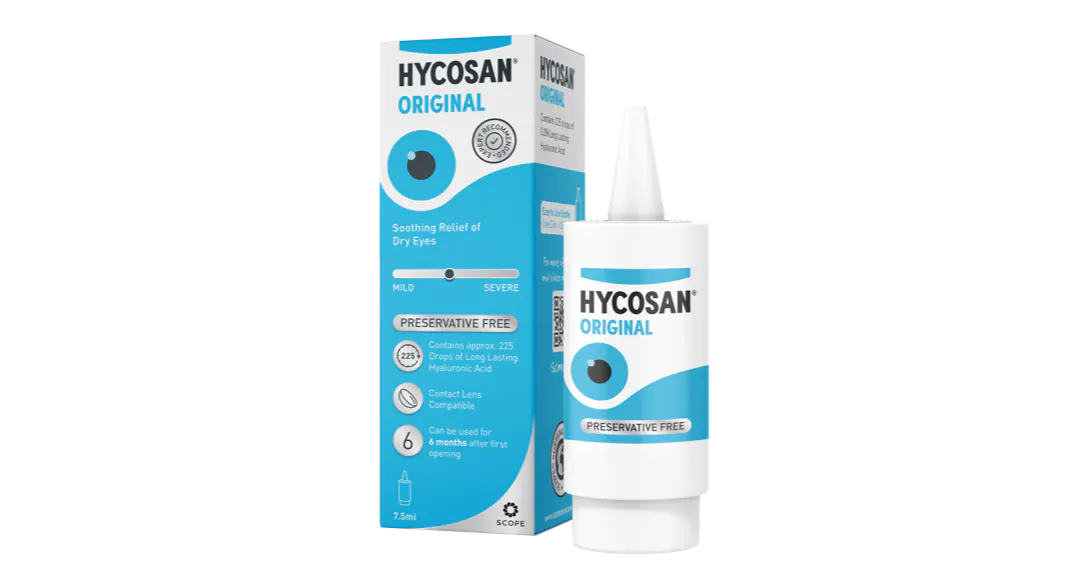 Angle_Left01, Hycosan Original Preservative Free Eye Drops 1 x 7.5ml