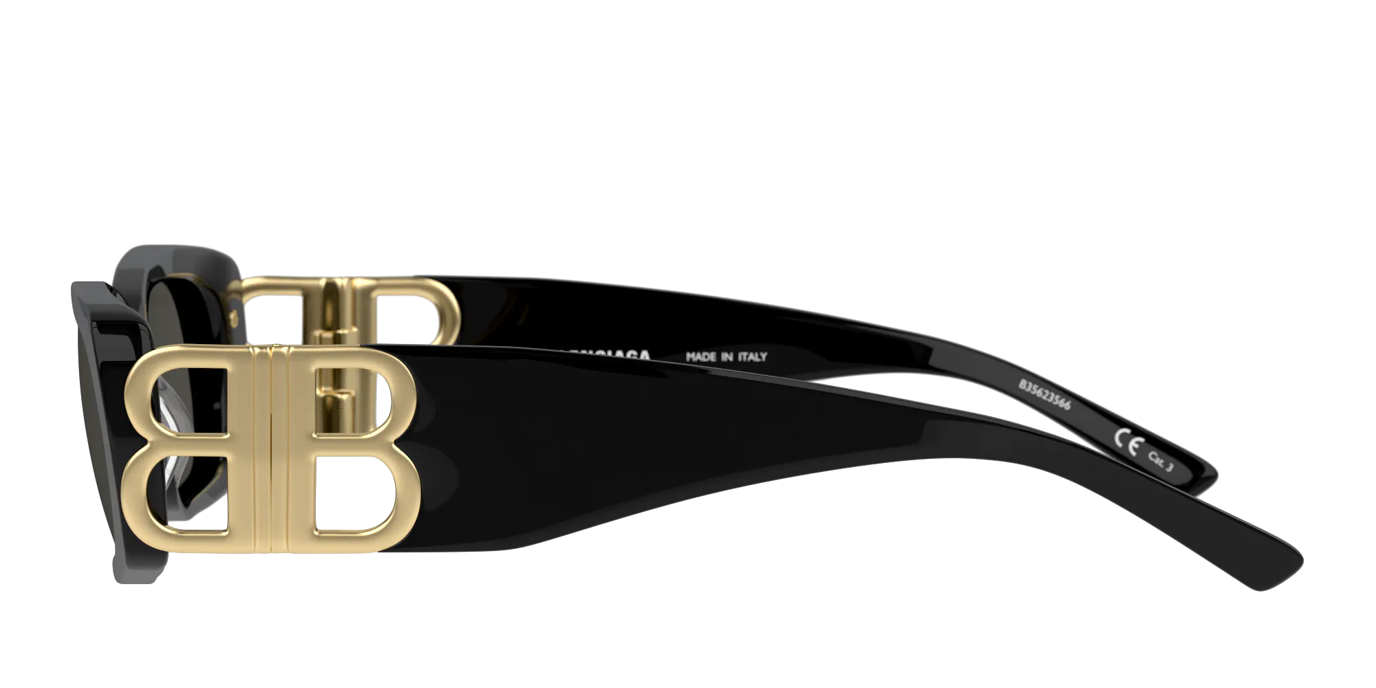 Angle_Left02, Balenciaga BB0096S 001 Solglasögon