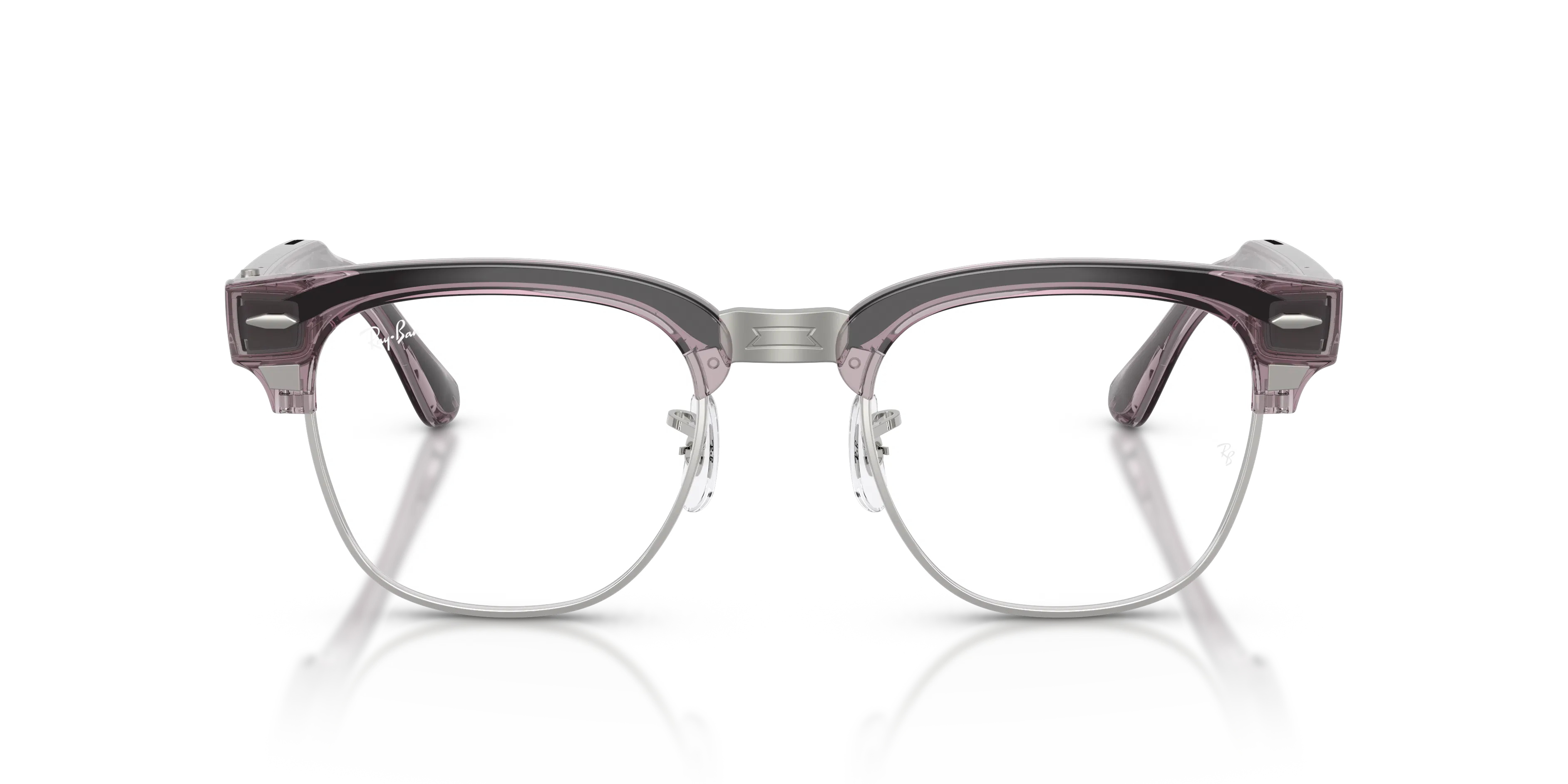 Front, Ray-Ban Meta Audio Clubmaster RW 7004 with Transitions® lenses