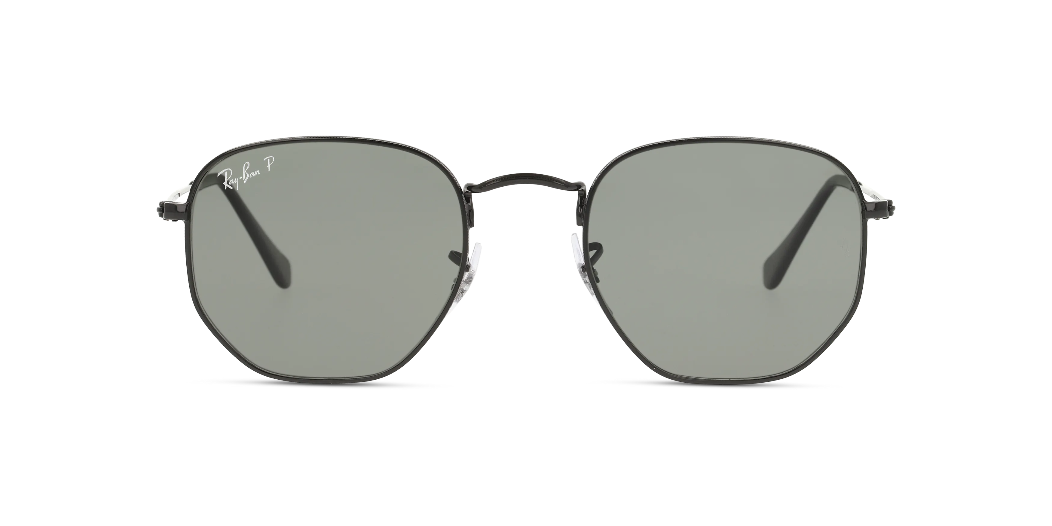 Front, Ray-Ban Hexagonal Flat Lenses RB3548N 002/58