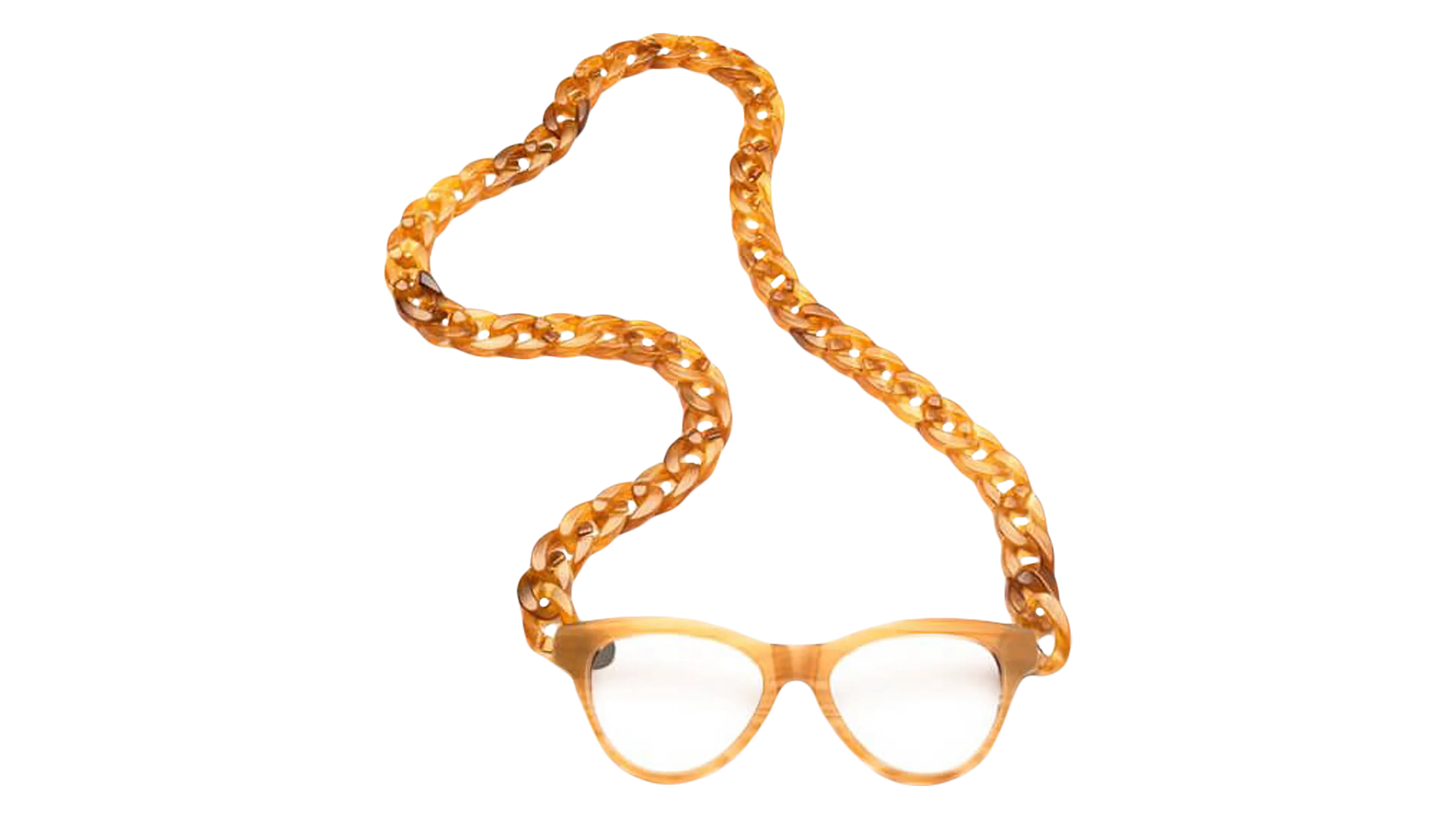 Front, CotiVision Joen - Honey (+2.00) Necklace Reading Glasses