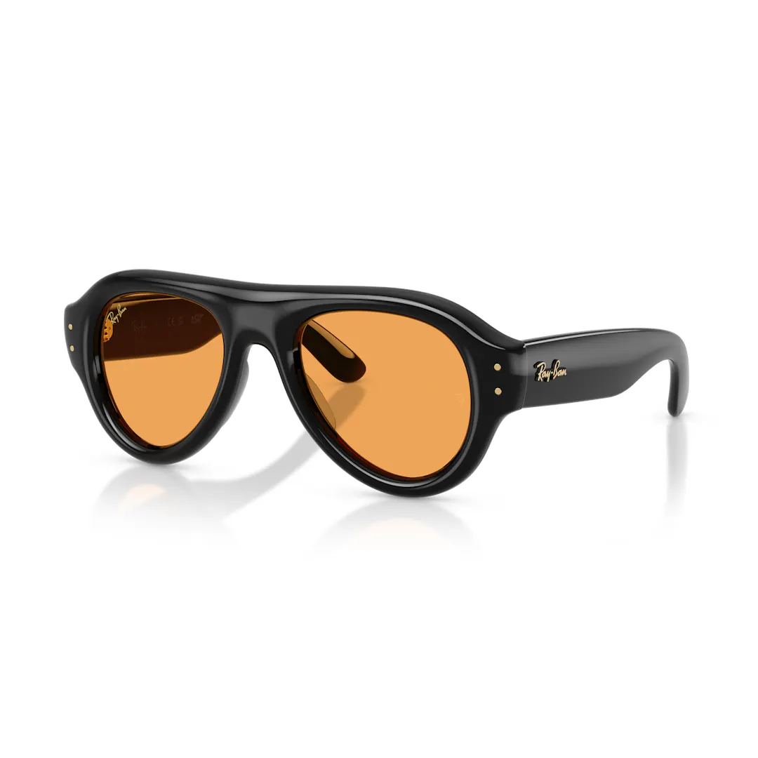 Ray-Ban Puffer 0RB4925 Solbriller - Pilot Sort Ray-Ban Puffer 0RB4925 Solbriller - Pilot Sort