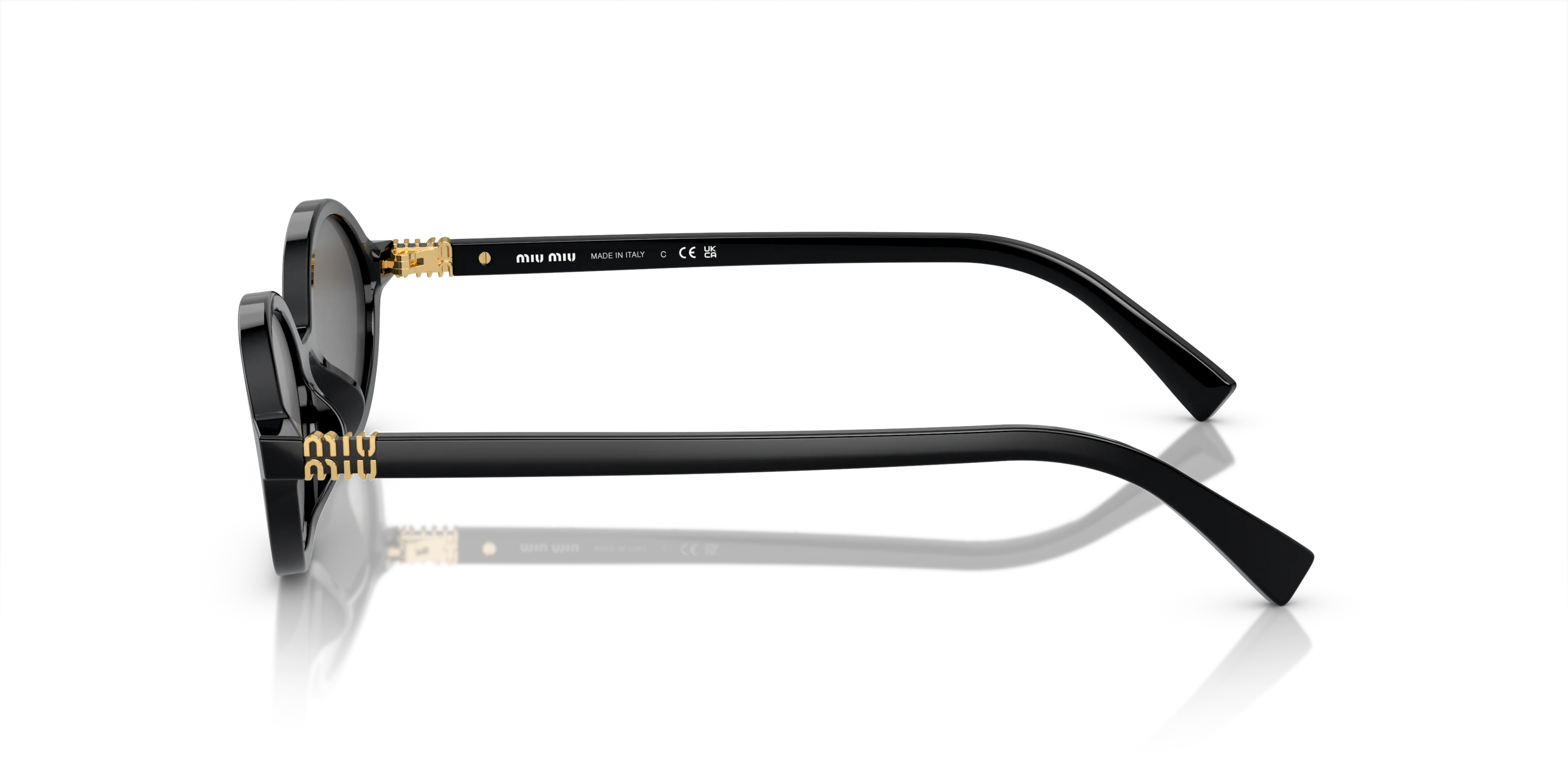 Angle_Left02, Miu Miu 0MU 04ZS 1AB5S0 Solbriller