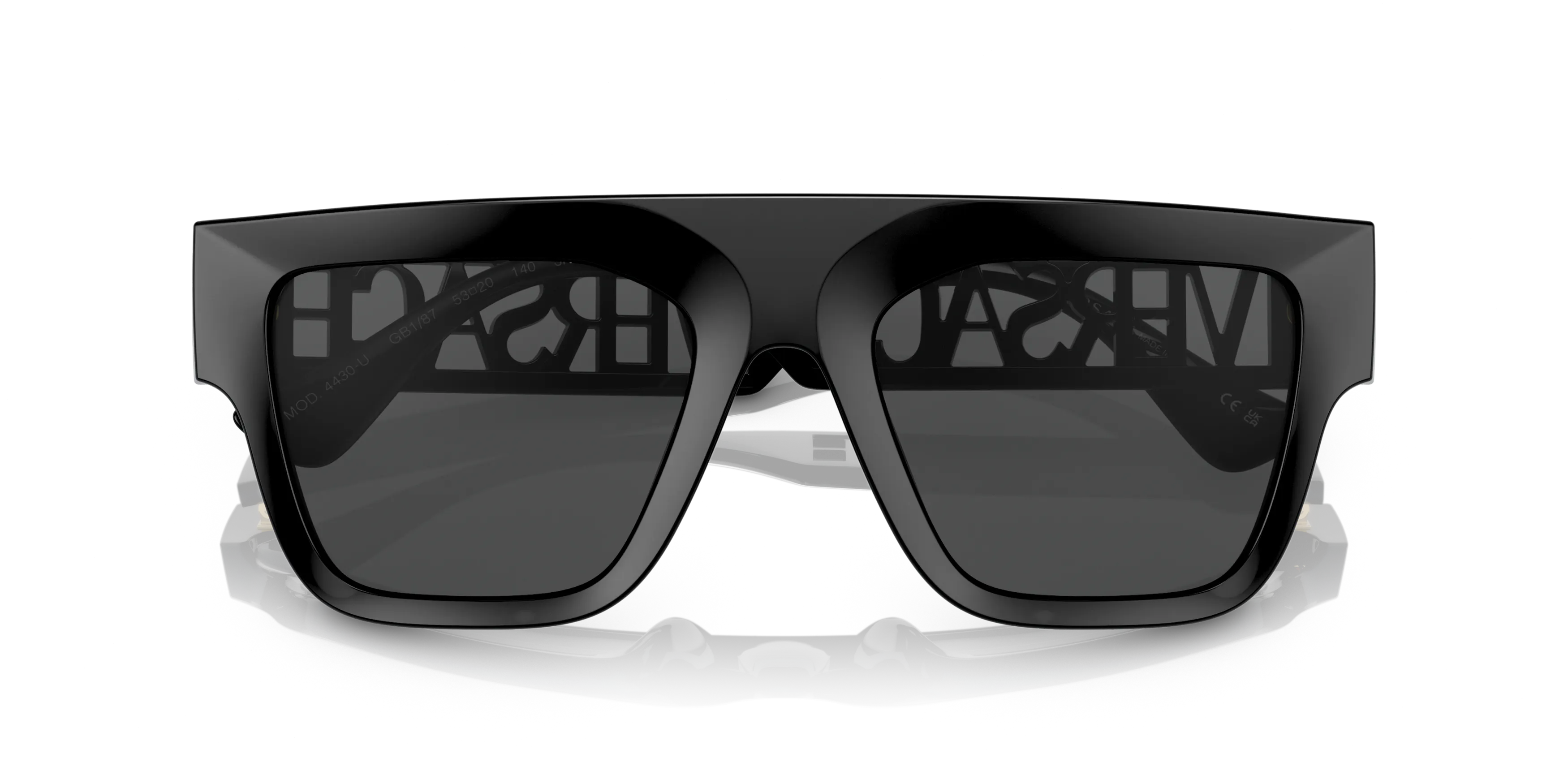 NWT Versace VE4430U Blue Rectangle 53mm Sunglasses Versace VE4430U Black Prescription Sunglasses - 50% Off Lenses main image 2
