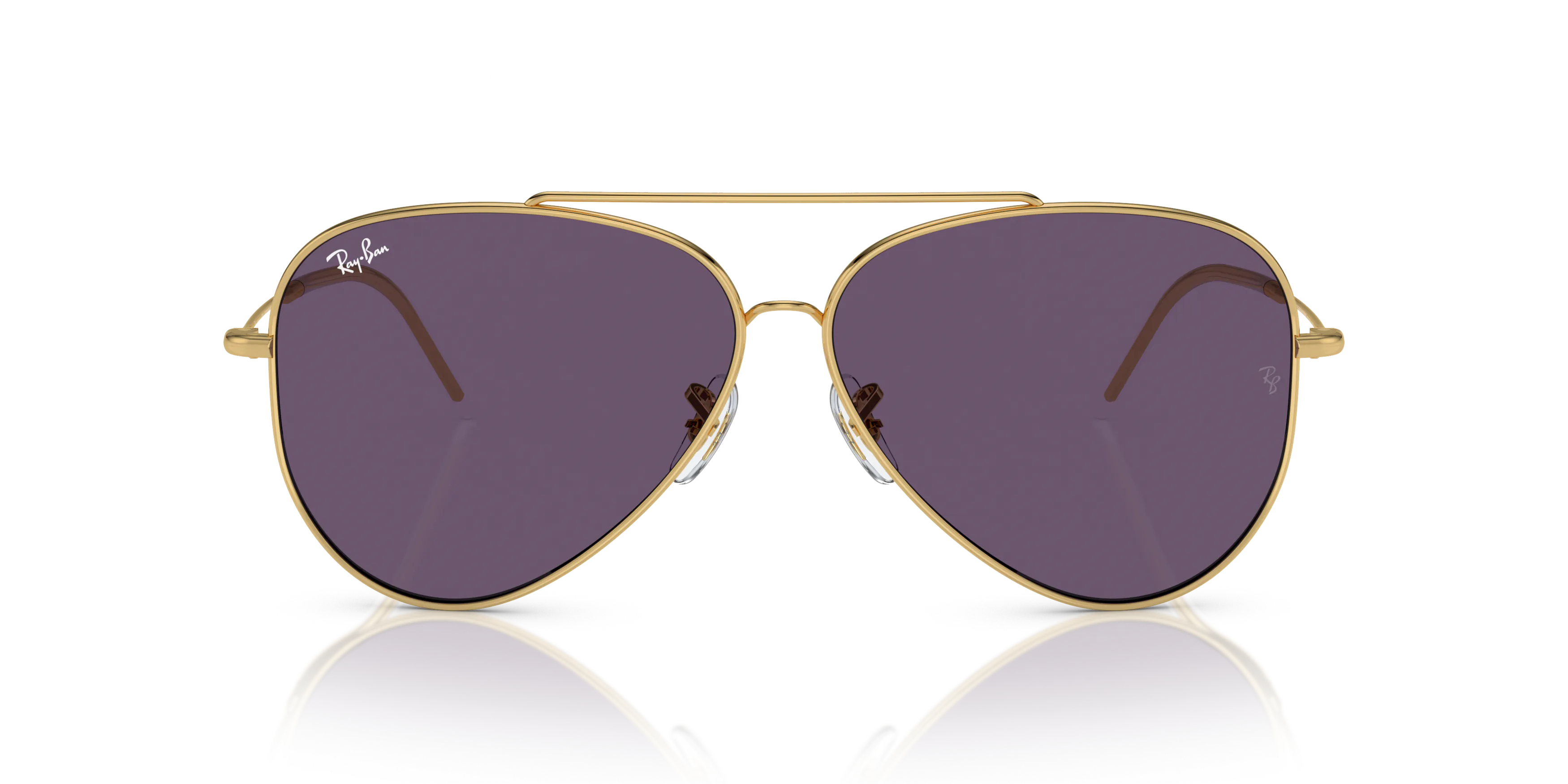Front, Ray-Ban Aviator Reverse RBR0101S 001/1A Solglasögon