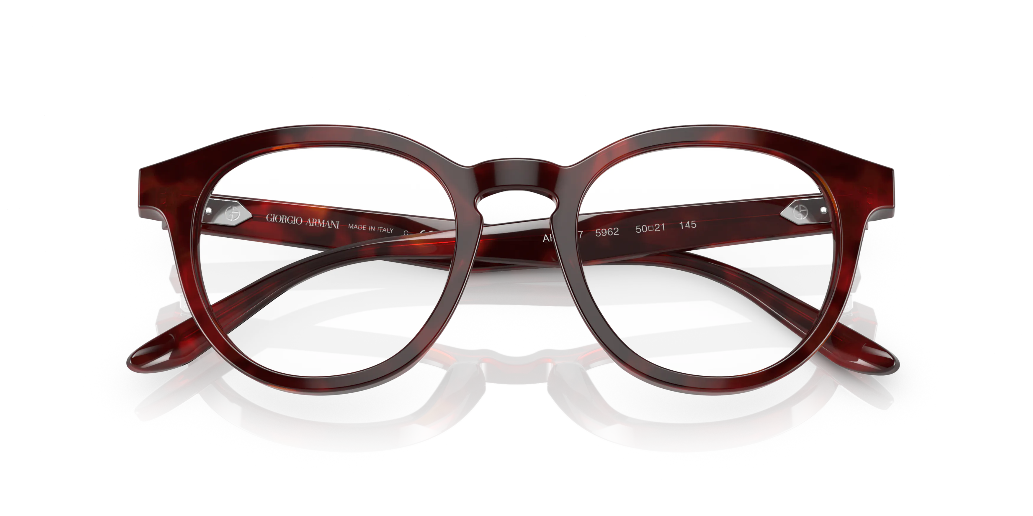 Giorgio Armani AR7227 panto Glasses with Tortoise frame  display picture 1