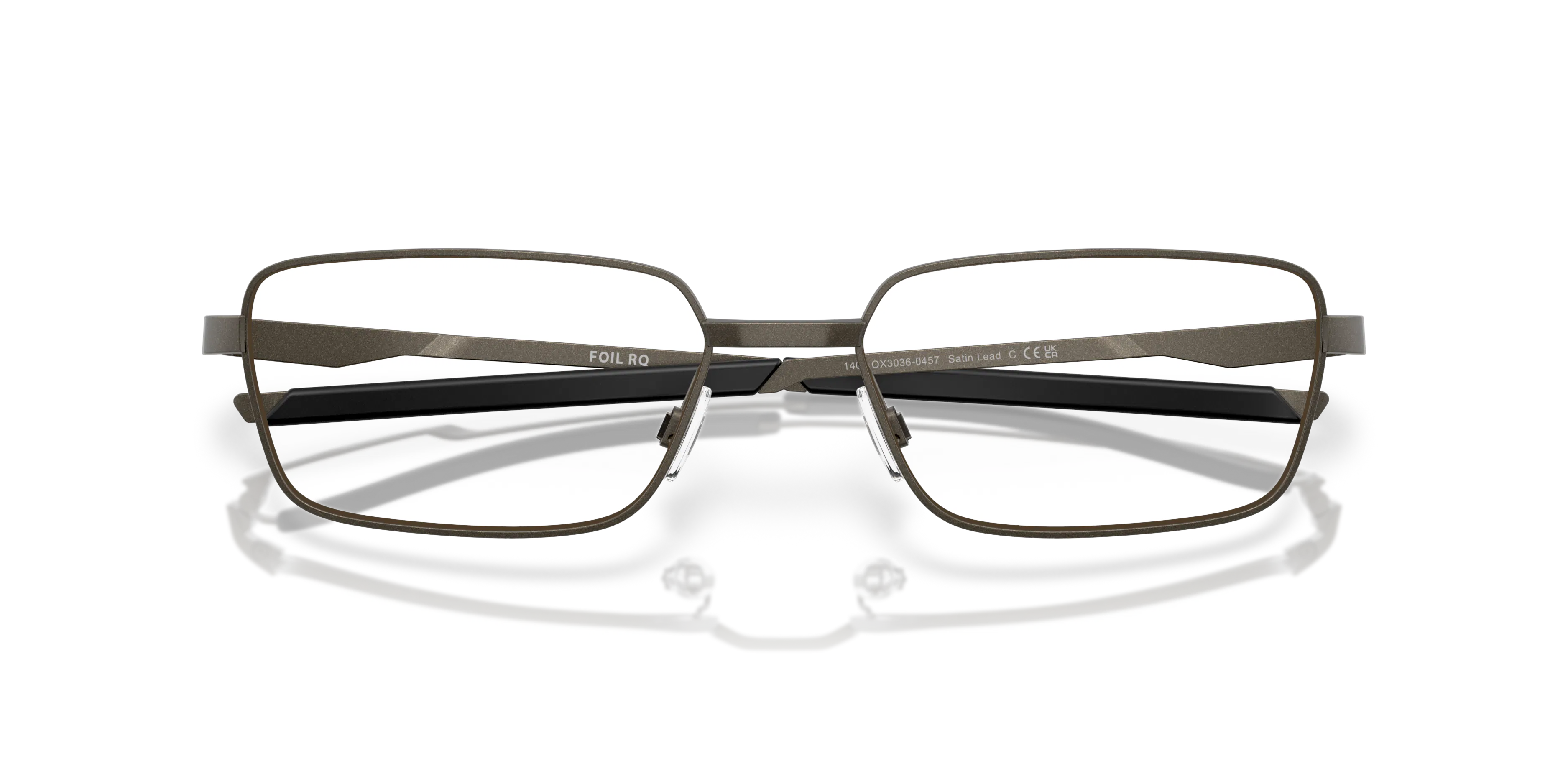 Oakley OX3036 Foil RQ rectangle Glasses with Blue frame | David Clulow