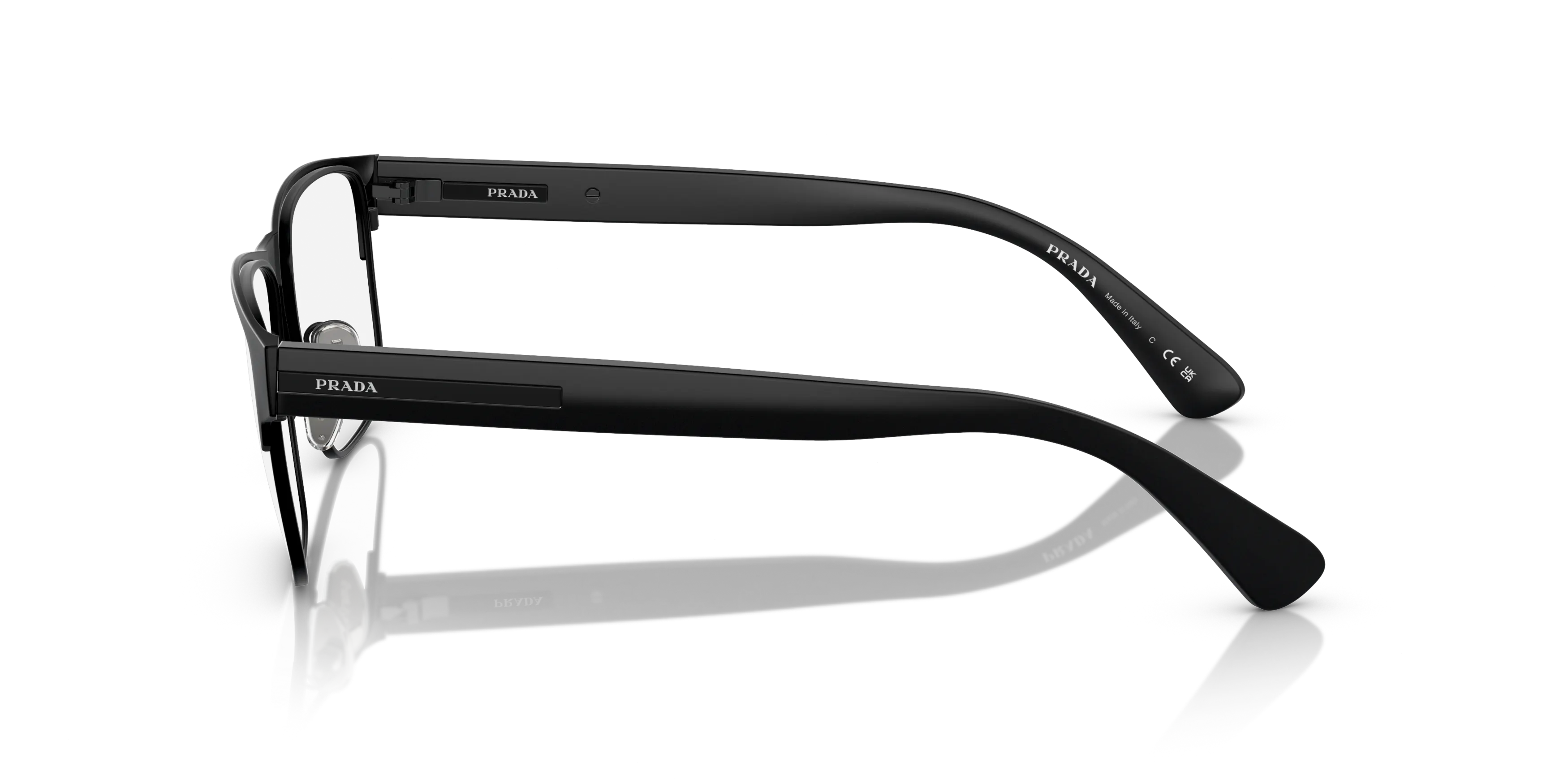 Angle_Left02, Prada 0PR57ZV 1BO1O1 Glasögonbåge