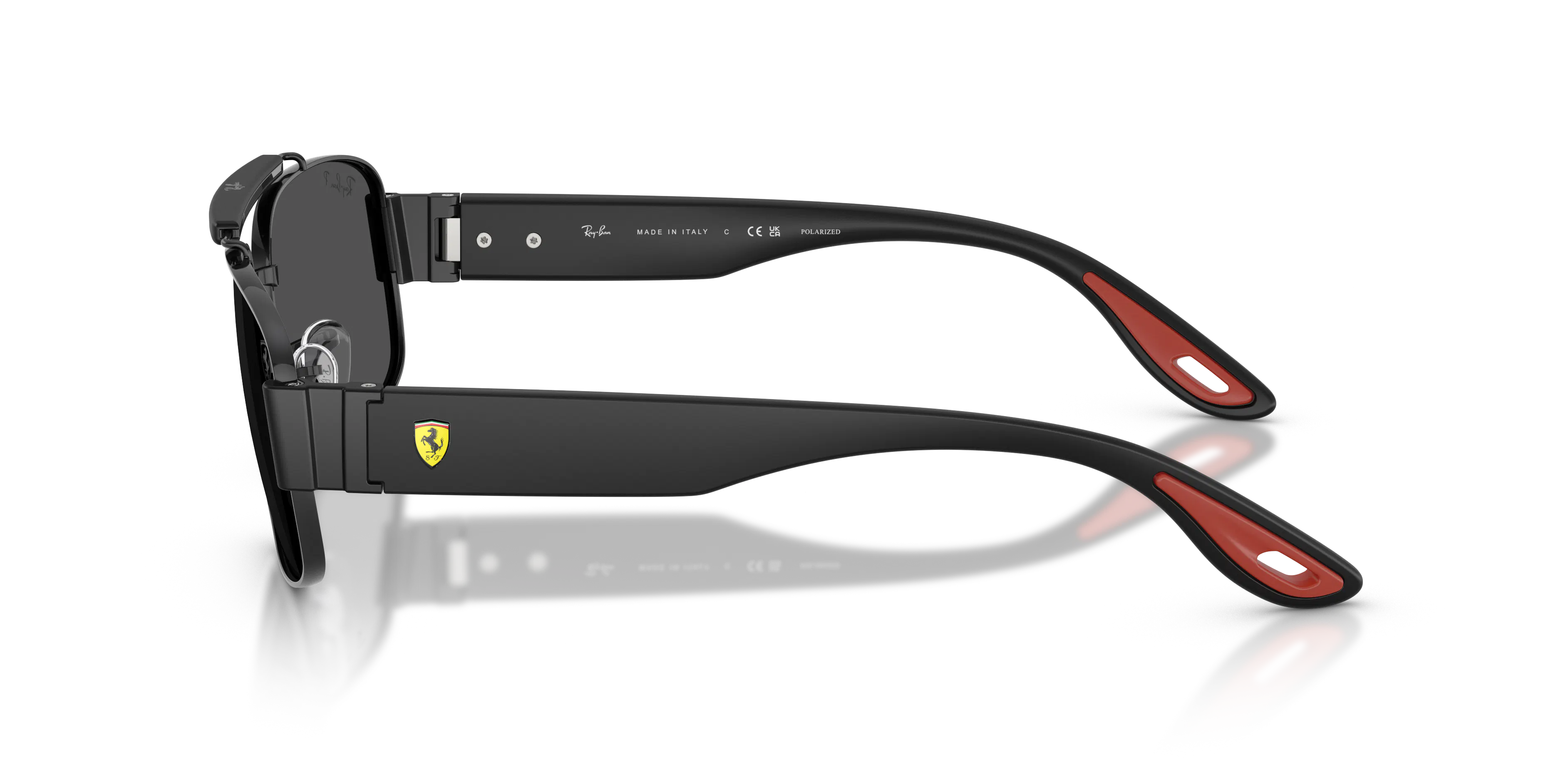 Angle_Left02, Ray-Ban Scuderia Ferrari Collection Polarized+ Lenses RB 3797M Sunglasses