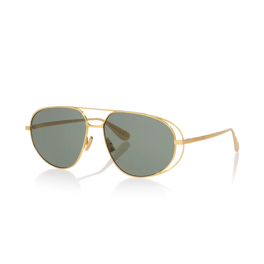 Bottega Veneta BV1344S Solbriller - Pilot Guld Bottega Veneta BV1344S Solbriller - Pilot Guld