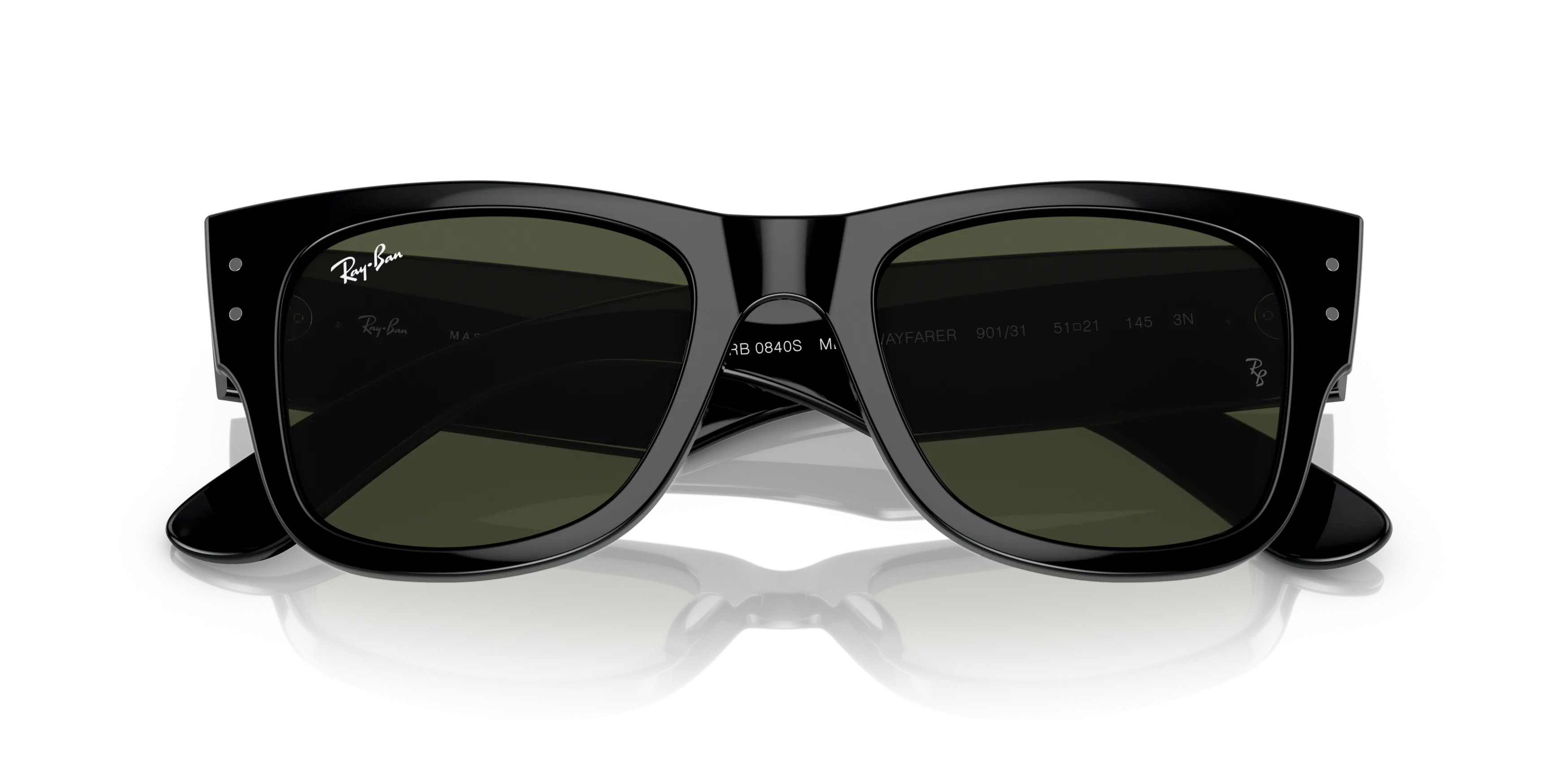 Ray-Ban Mega Wayfarer zonnebril zwart kopen bij | Pearle Opticiens