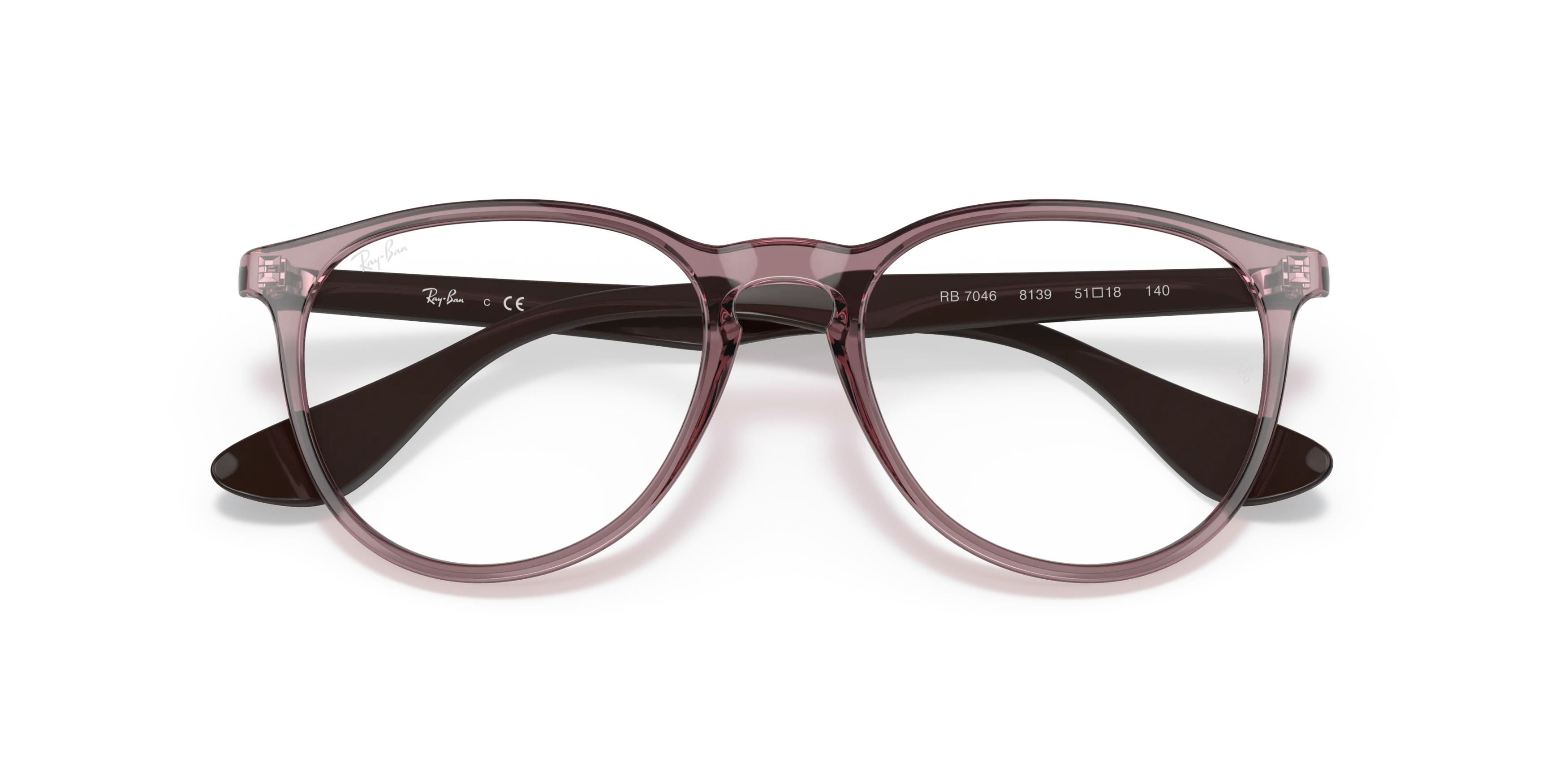 Folded, RAY-BAN Erika Optics RX7046 8139