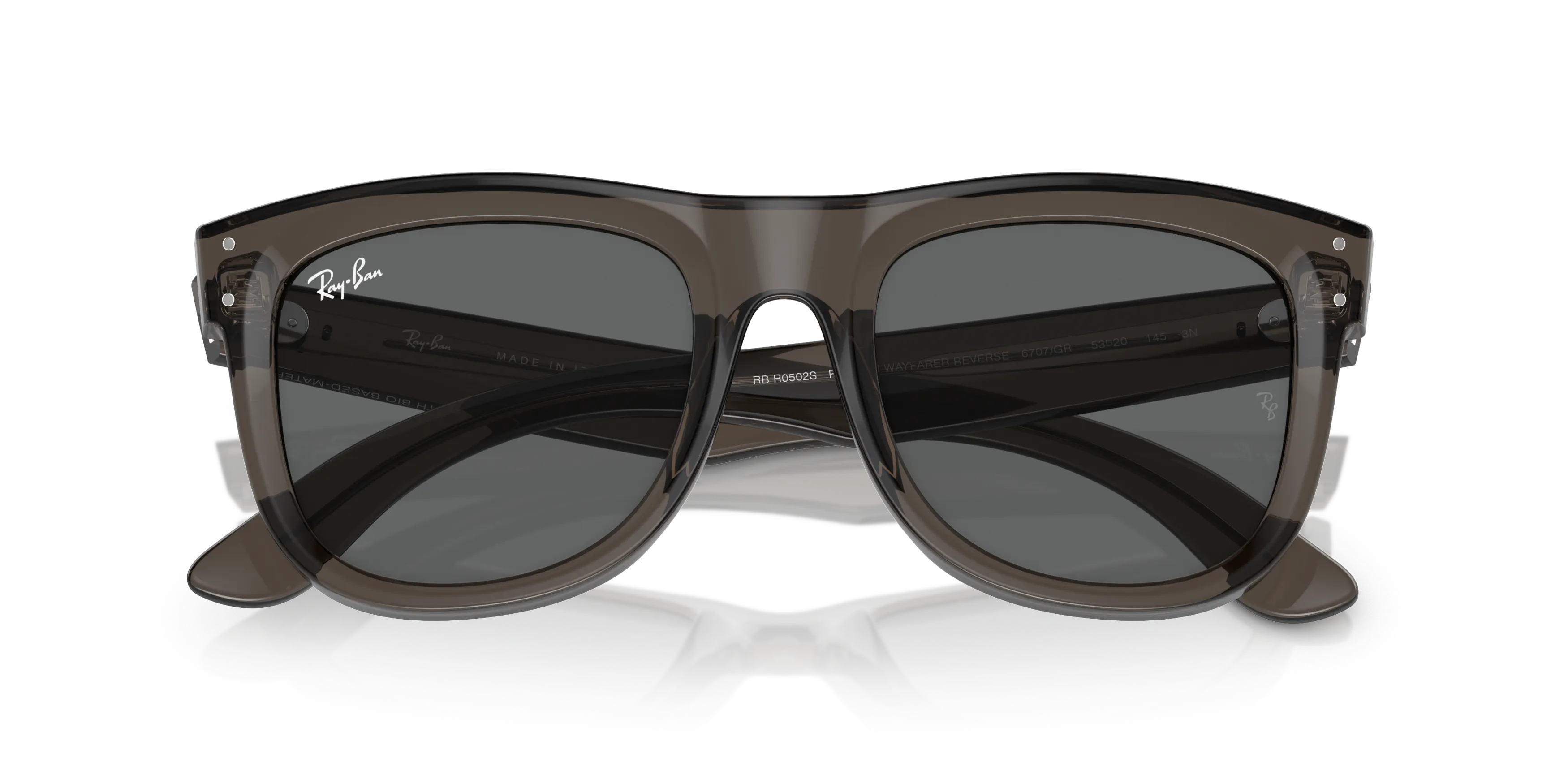 Ray Reverse Lens Ray-Ban Wayfarer Reverse RBR 0502S (6707GR) Sunglasses | Vision Express