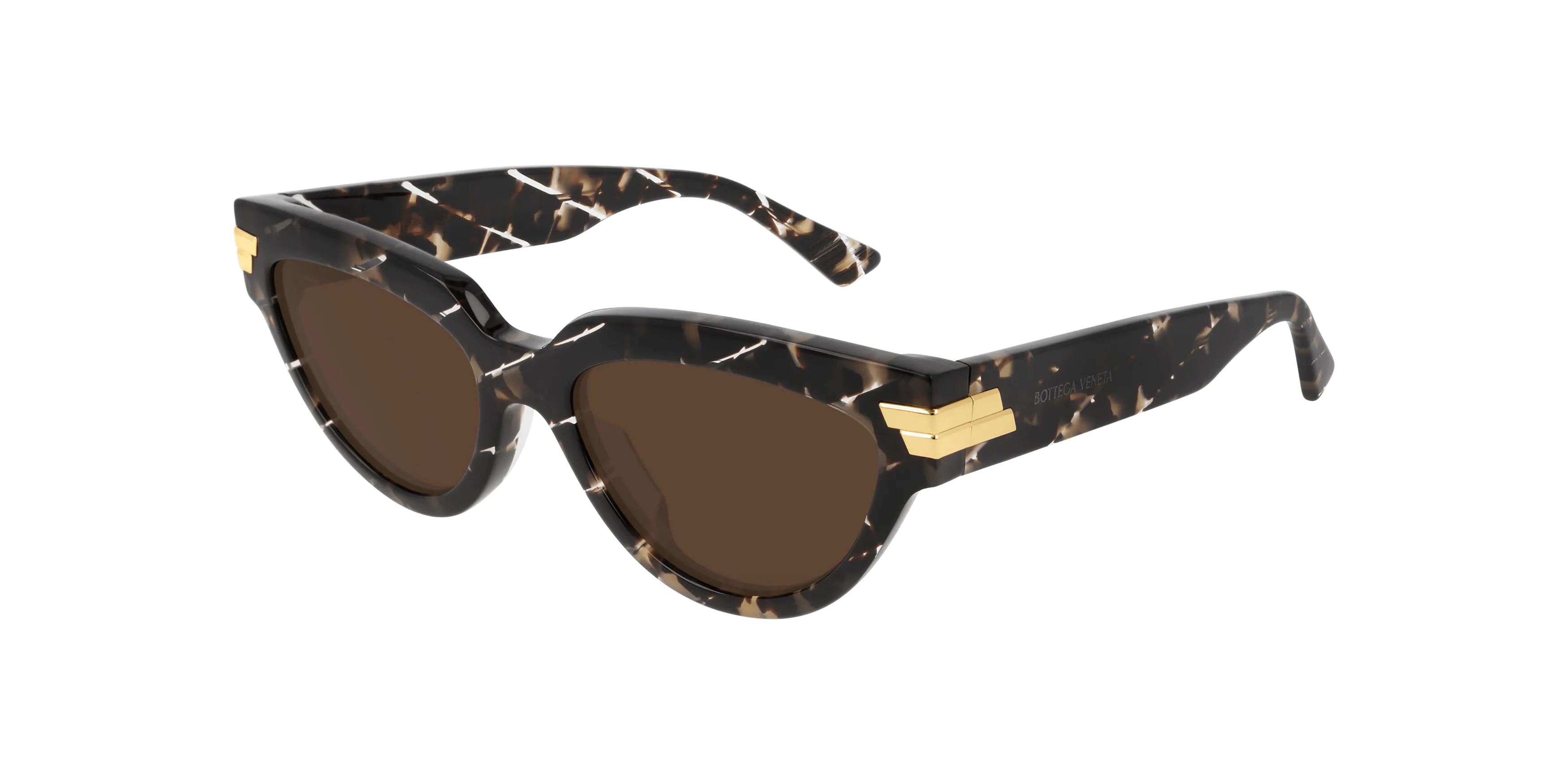 Bottega Veneta BV1035S Solbriller - Katteøjne Skildpadde