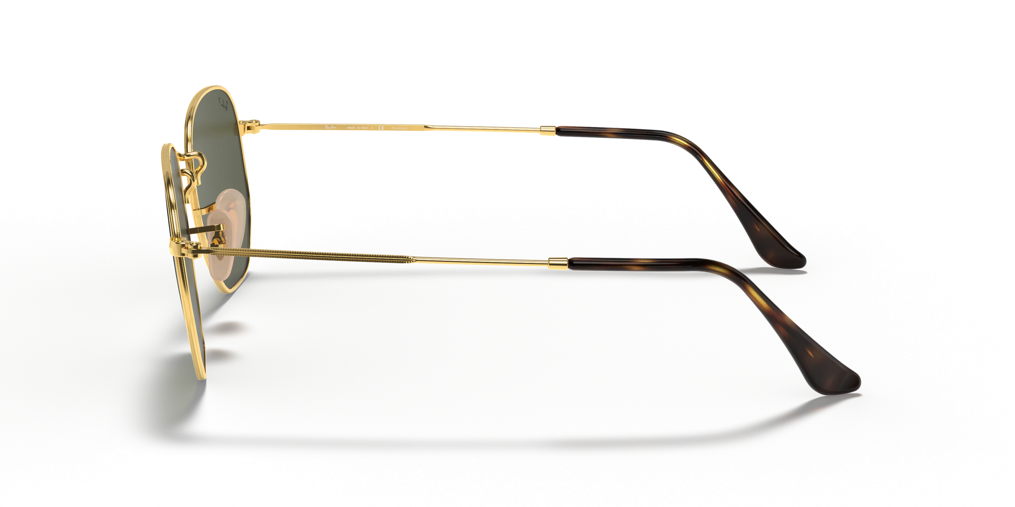 Angle_Left02, Ray-Ban Hexagonal Flat Lenses RB3548N 001/58