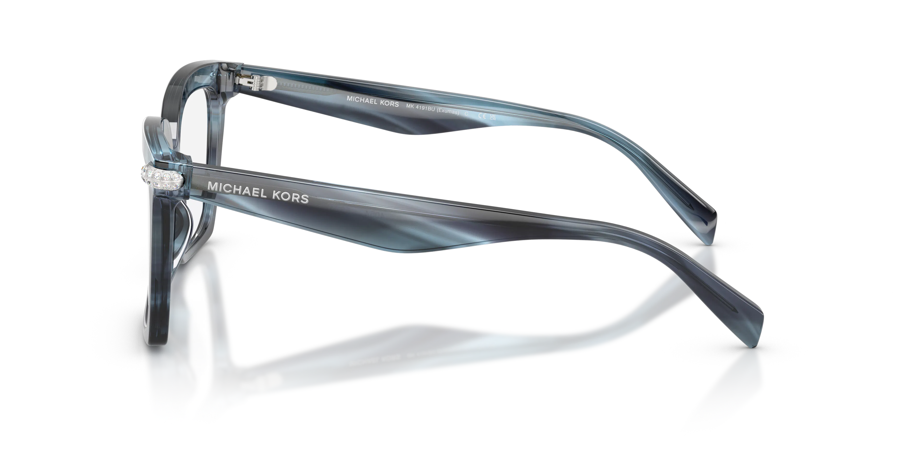 Angle_Left02, Michael Kors Exumas MK 4191BU Glasses