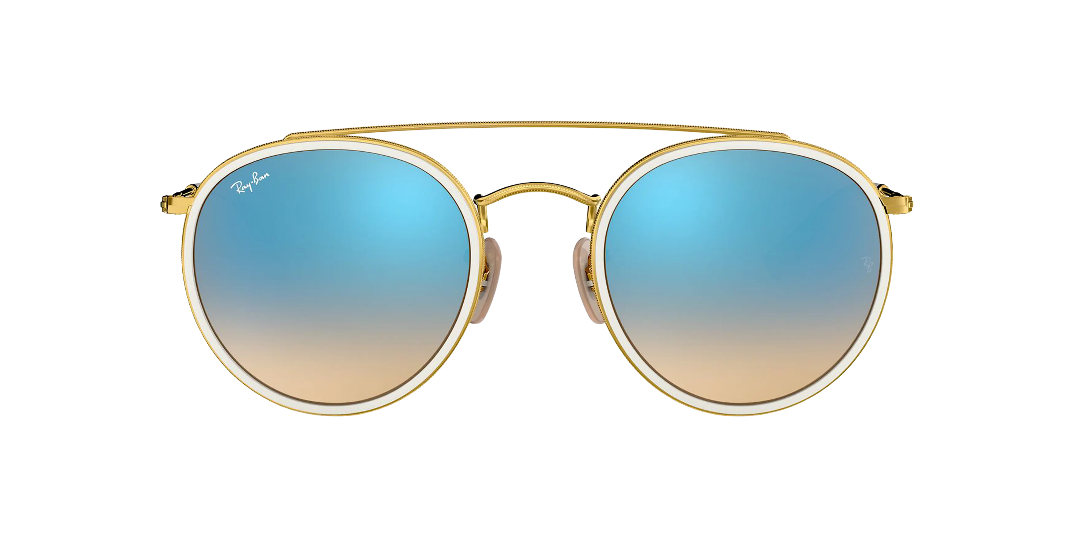 RAY-BAN Round Double Bridge RB3647N 001/4O