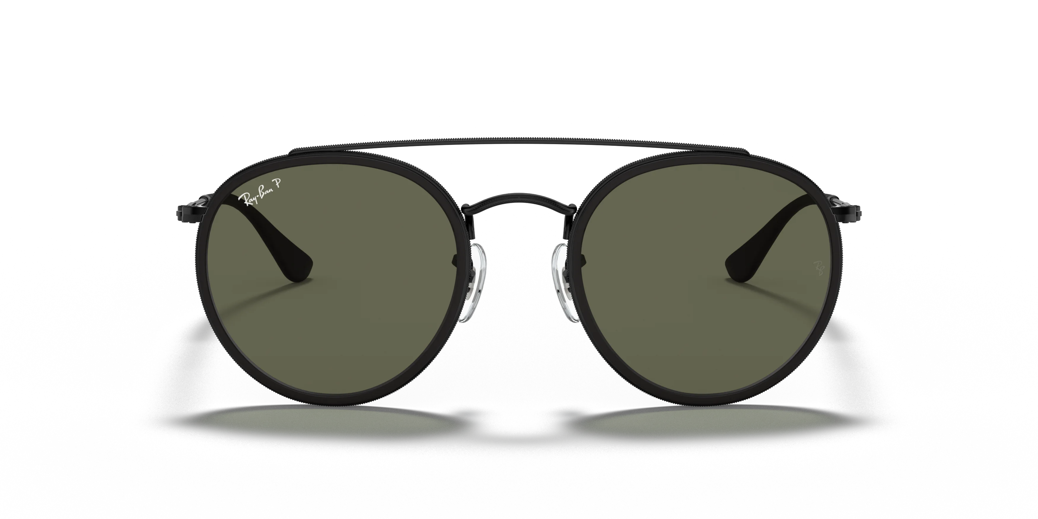 Front, Ray-Ban Round Double Bridge RB3647N 002/58