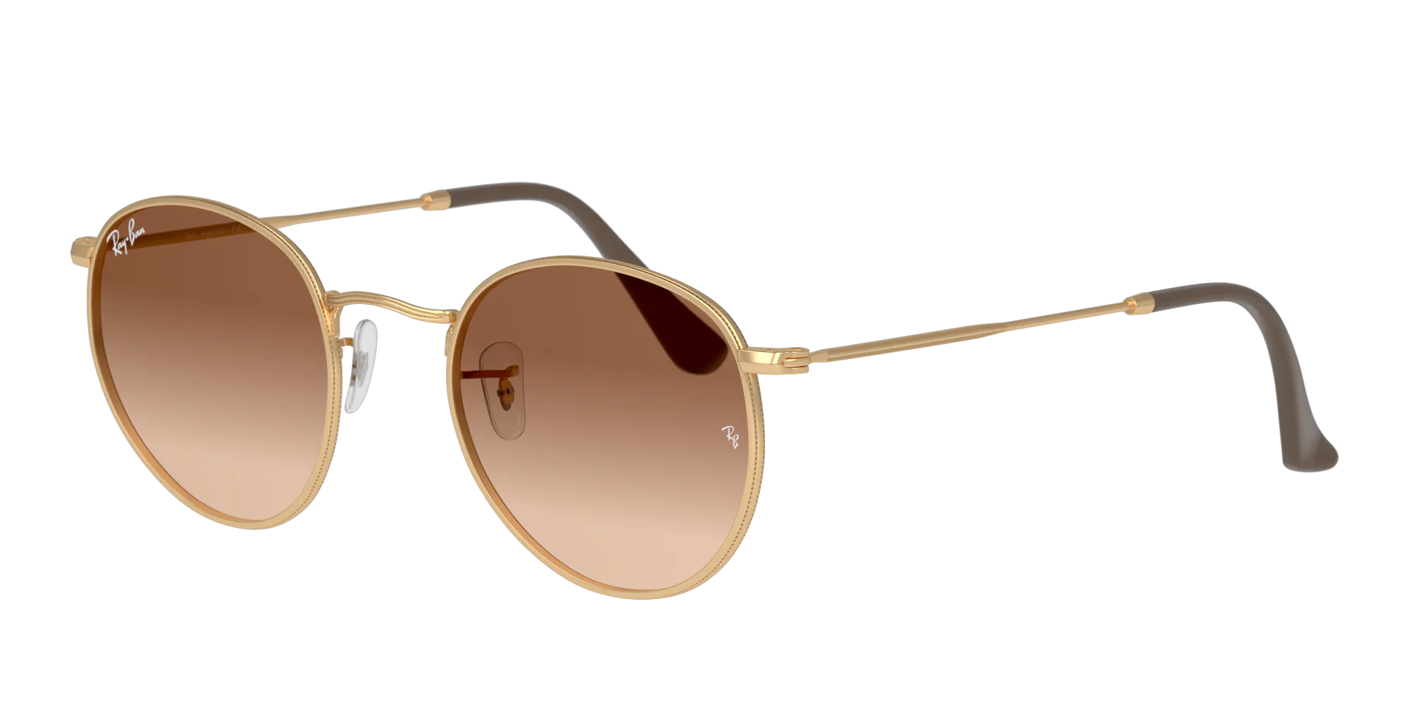 Angle_Left01, RAY-BAN Round Metal RB3447 9001A5