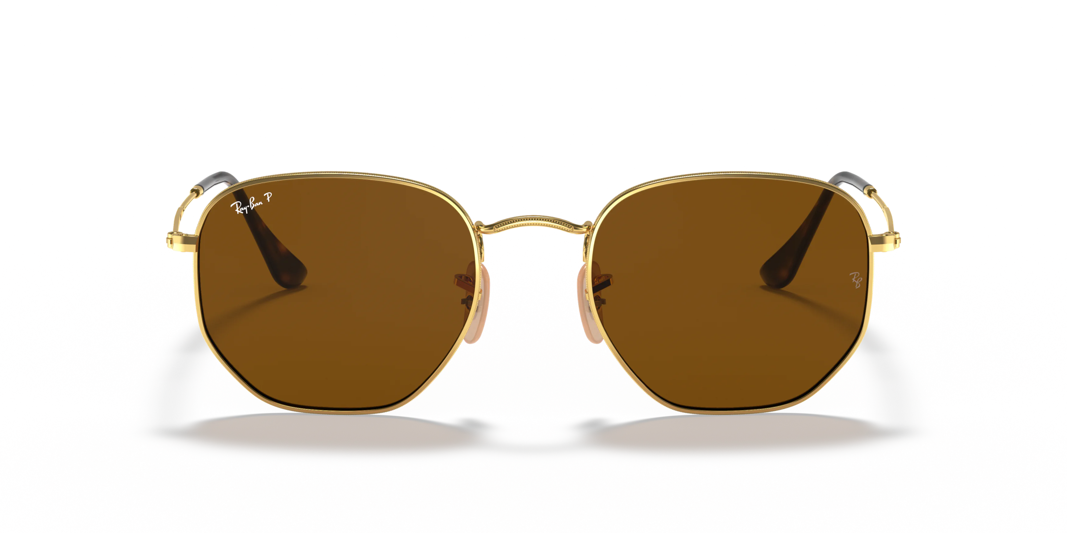 Front, Ray-Ban Hexagonal Flat RB3548N 001/57