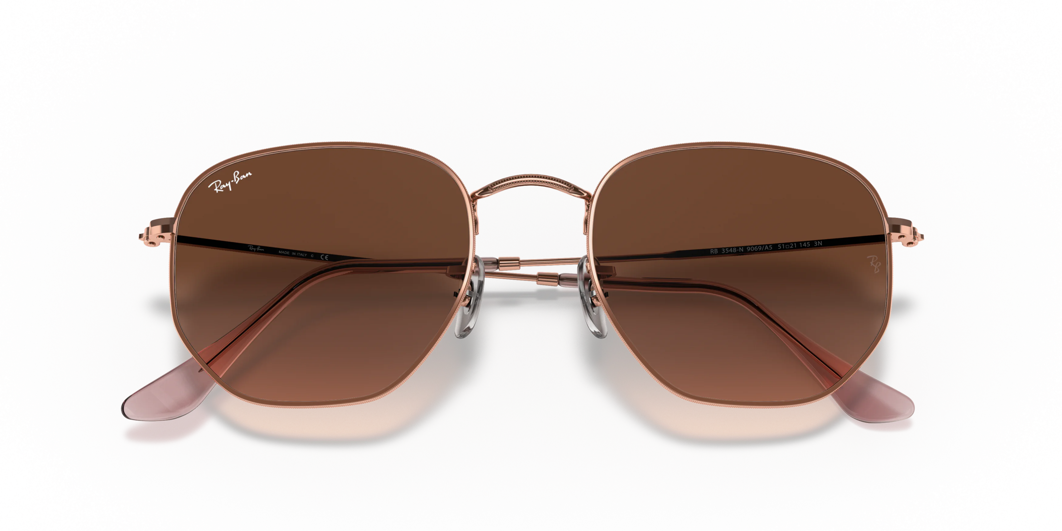 Ray-Ban Hexagonal Flat Lenses RB 3548N (9069A5) Sunglasses