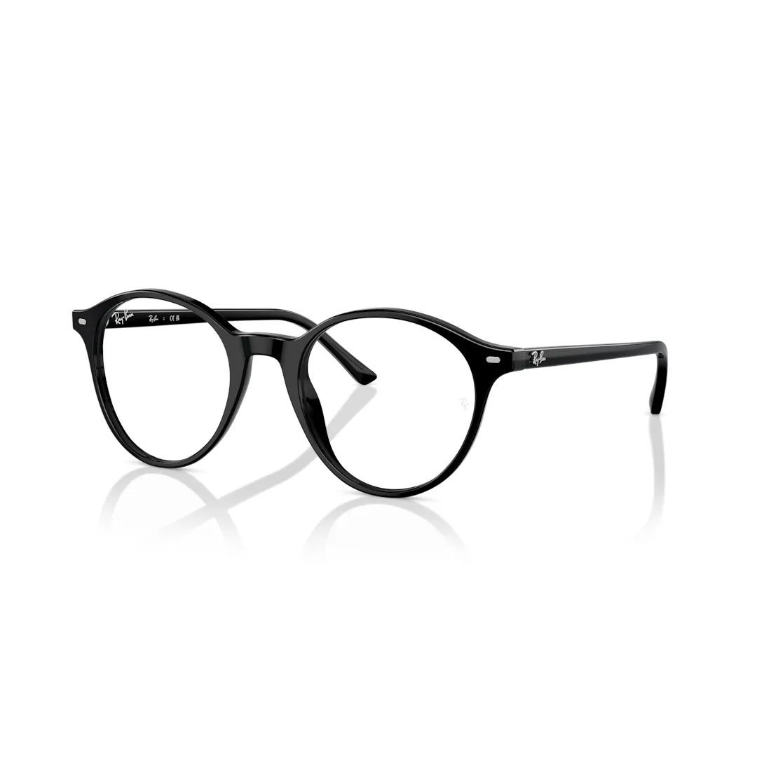 Ray-Ban Eyeglasses Unisex Rb5430 Optics - Black Frame Clear Lenses Polarized 49-21