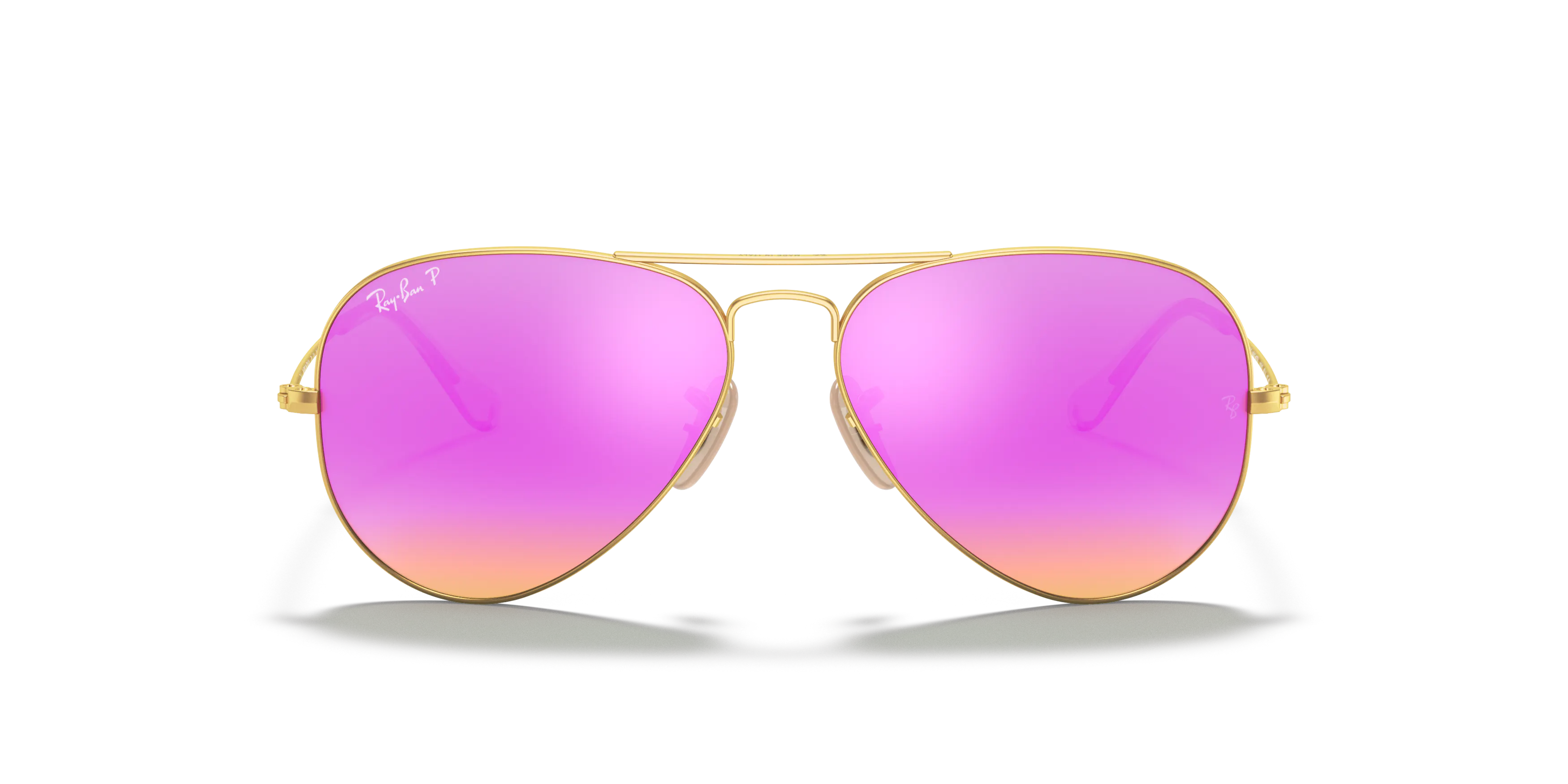 Front, Ray-Ban Aviator Flash Lenses RB3025 112/1Q